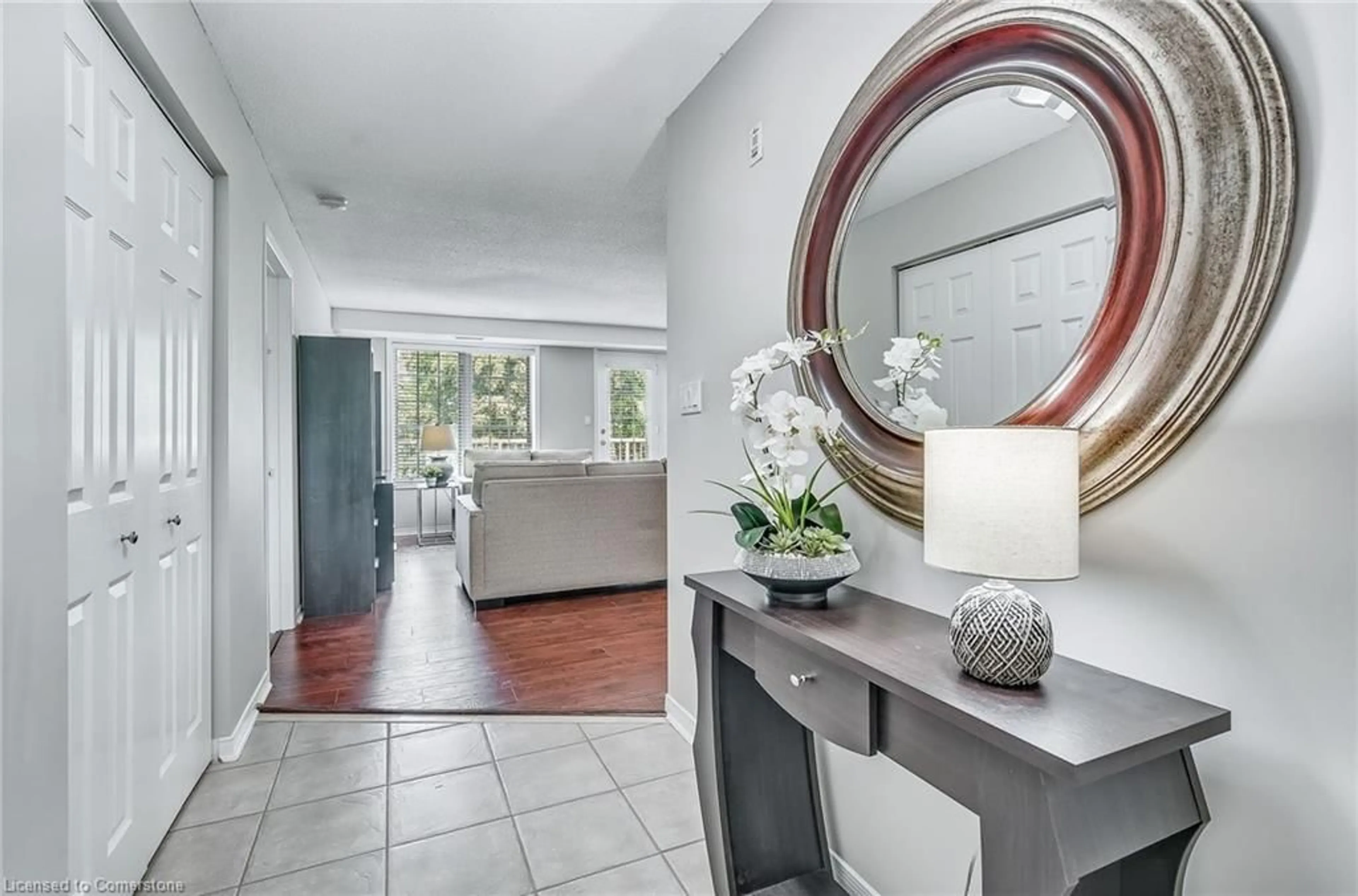 Indoor entryway for 216 Plains Rd #A405, Burlington Ontario L7T 2C3