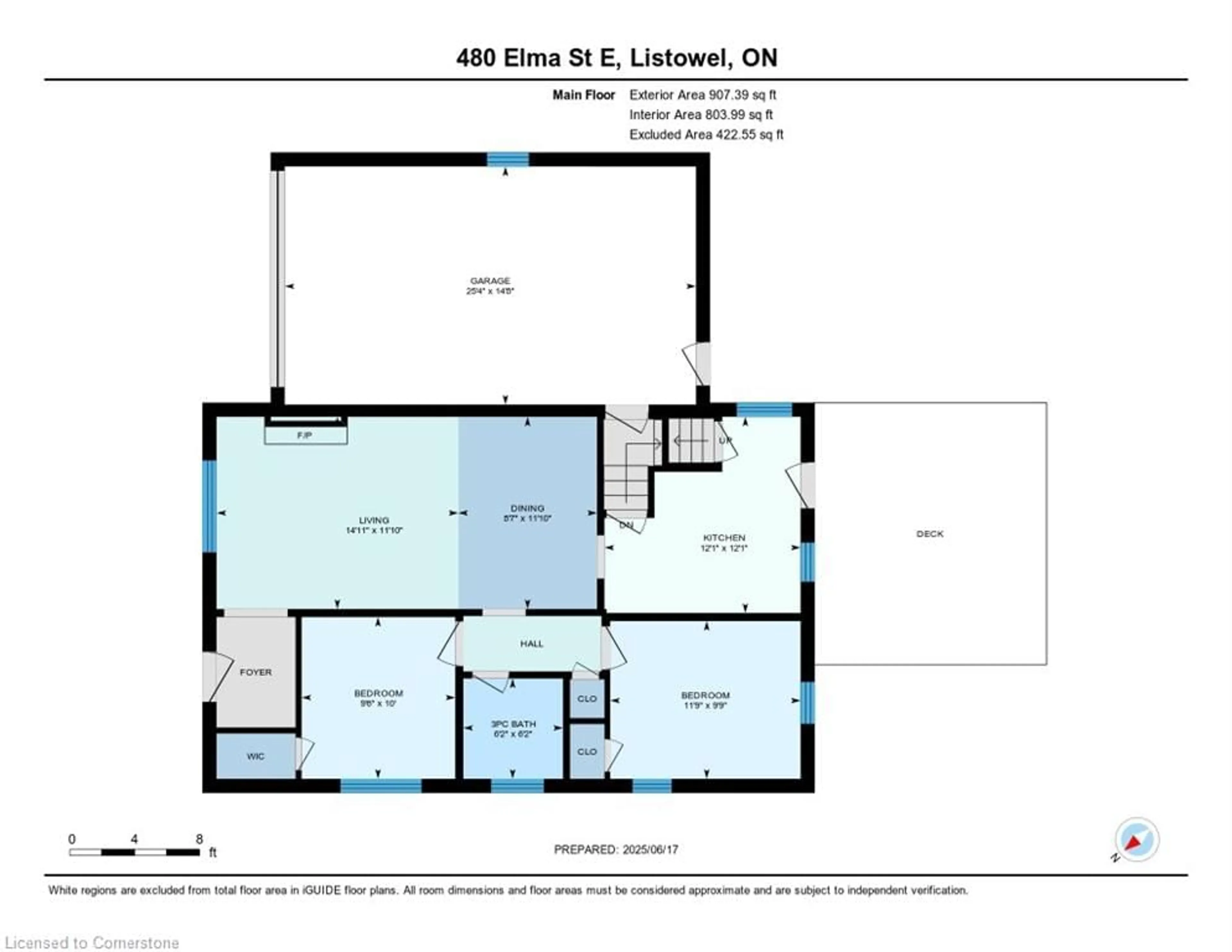 Floor plan for 480 Elma St, Listowel Ontario N4W 2E7