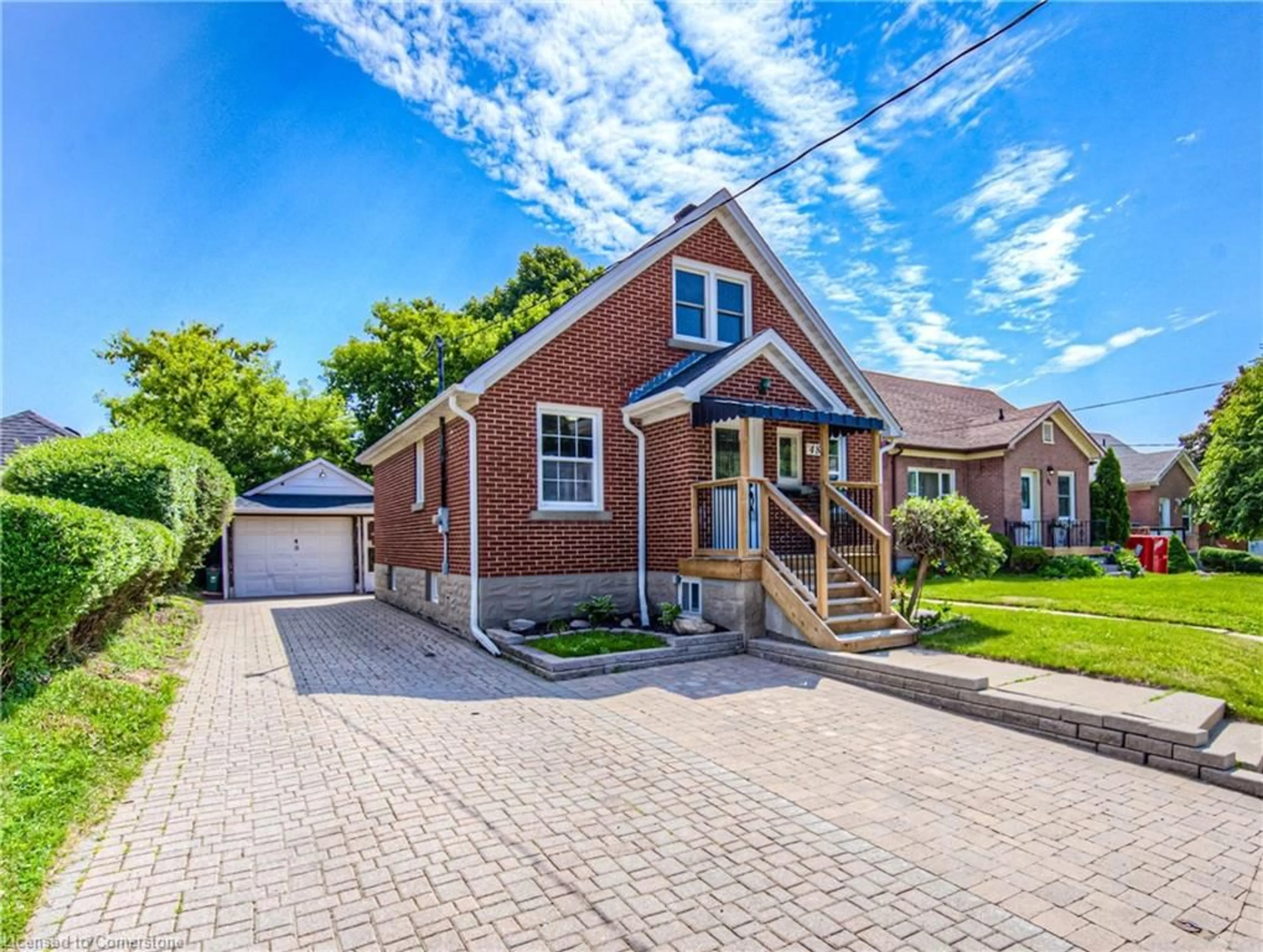 Home with brick exterior material, street for 48 Ellis Ave, Kitchener Ontario N2H 4G7