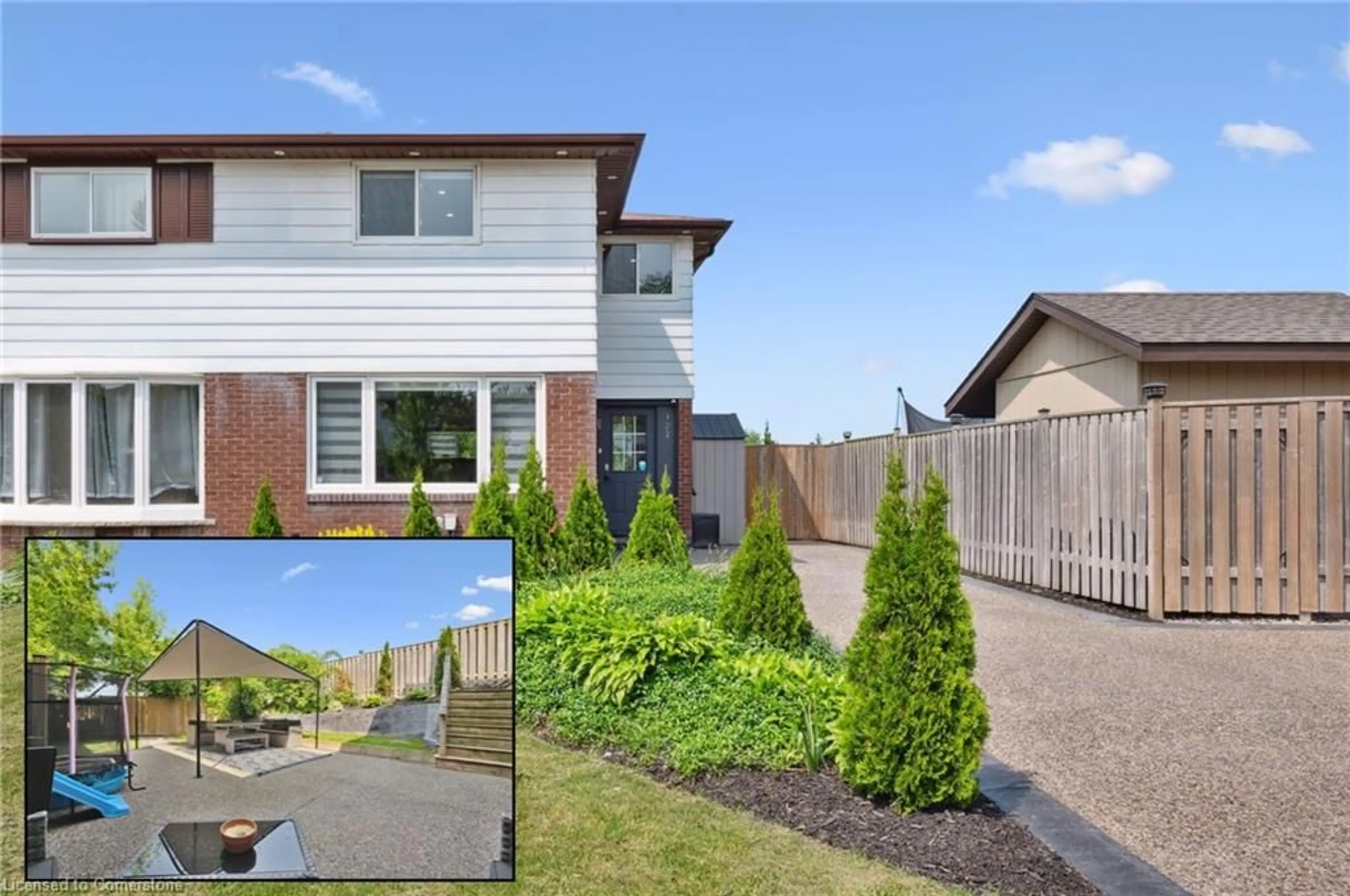 A pic from outside/outdoor area/front of a property/back of a property/a pic from drone, street for 122 Mooregate Cres, Kitchener Ontario N2M 2G1
