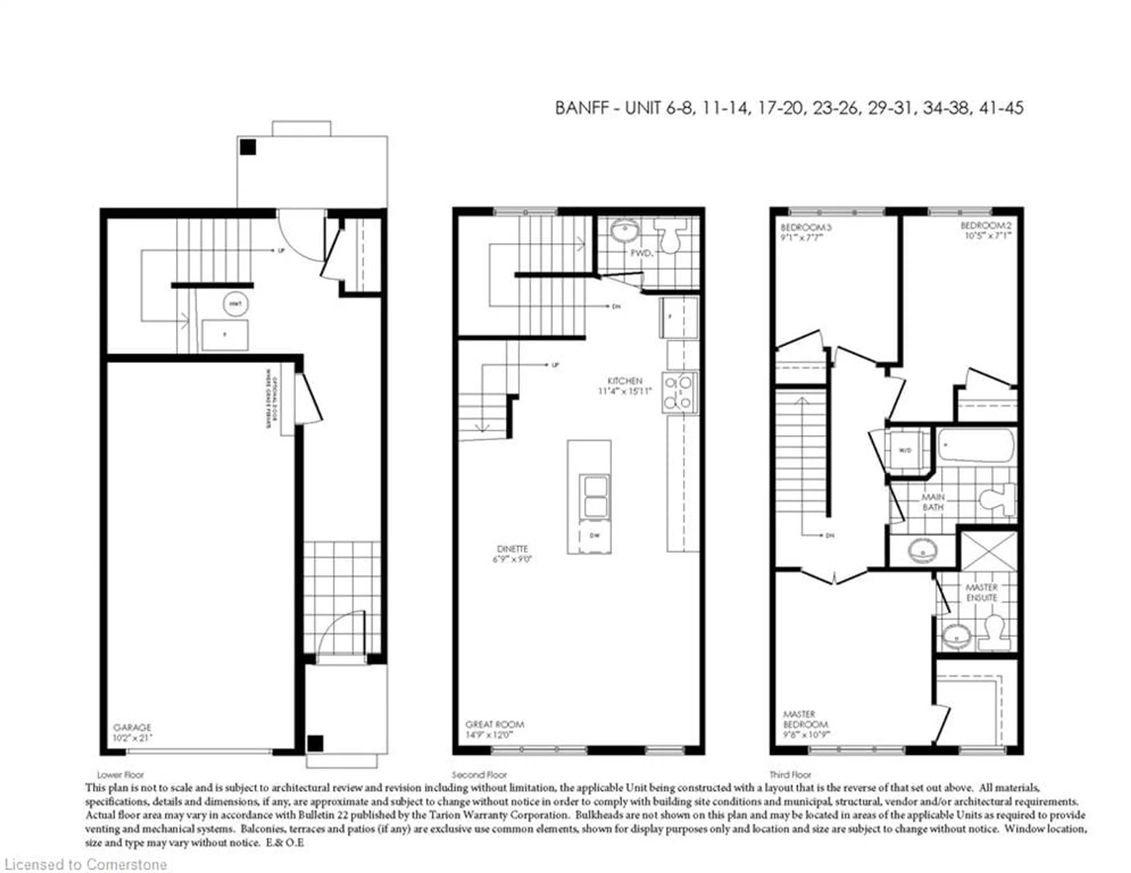 Floor plan for 7 Swanson Lane, Barrie Ontario L4N 3W2