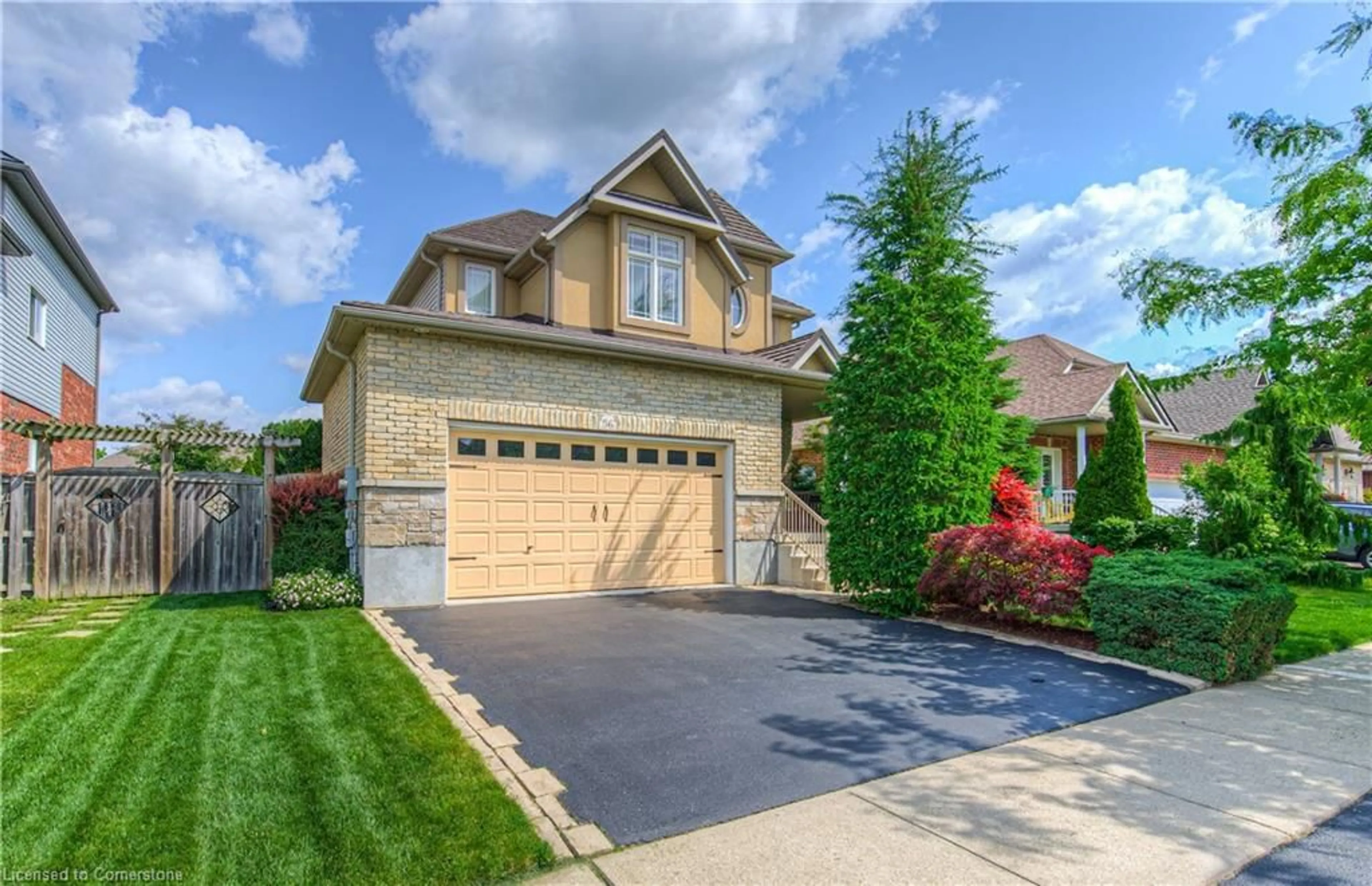 Home with brick exterior material, street for 56 Marriott Place, Paris Ontario N3L 0A3