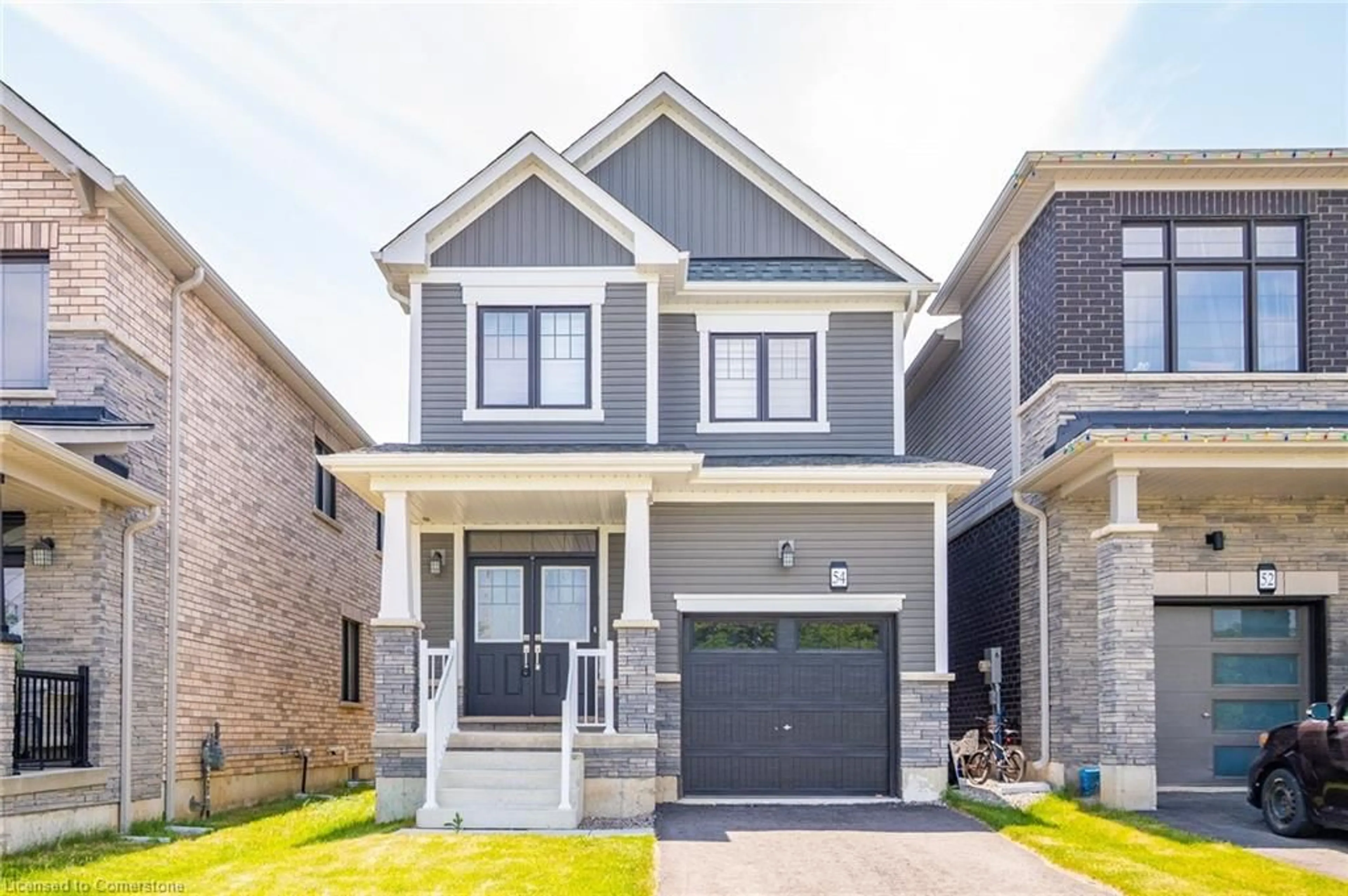 Home with brick exterior material, street for 54 Lilac Cir, Caledonia Ontario N3W 0H6