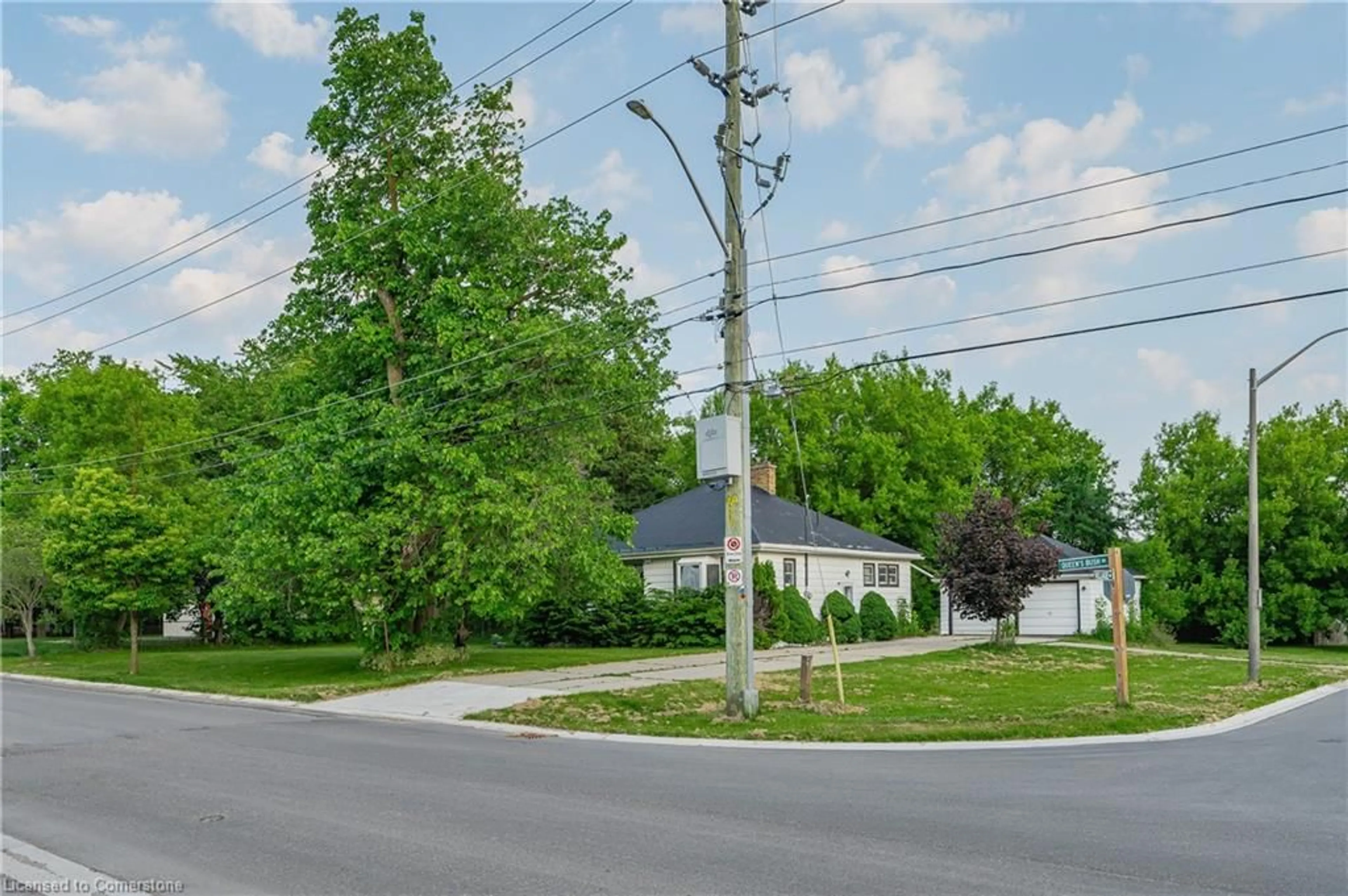 A pic from outside/outdoor area/front of a property/back of a property/a pic from drone, street for 1060 Queens Bush Rd, Wellesley Ontario N0B 2T0