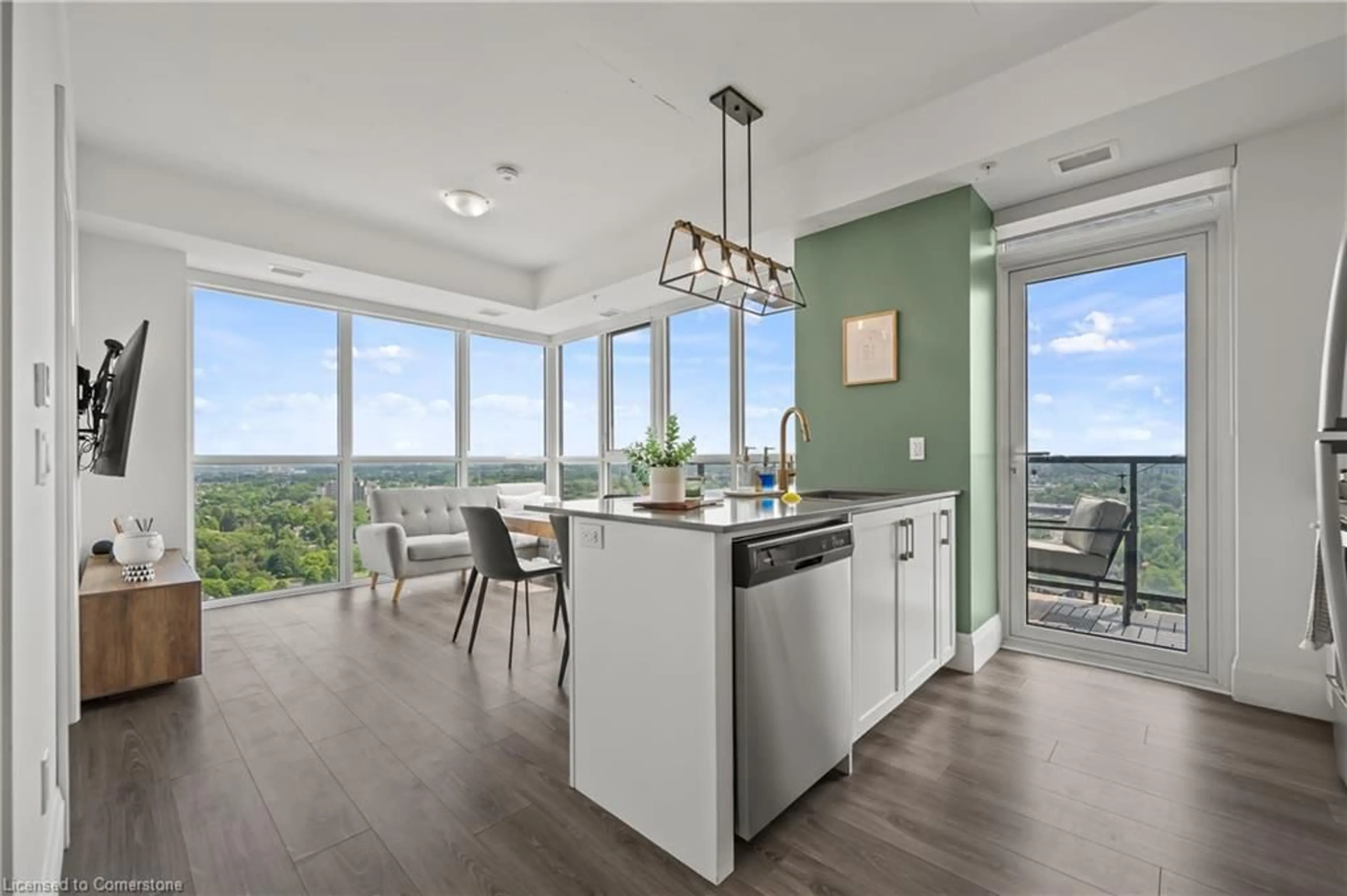 Open concept kitchen, unknown for 108 Garment St #2305, Kitchener Ontario N2G 2B3