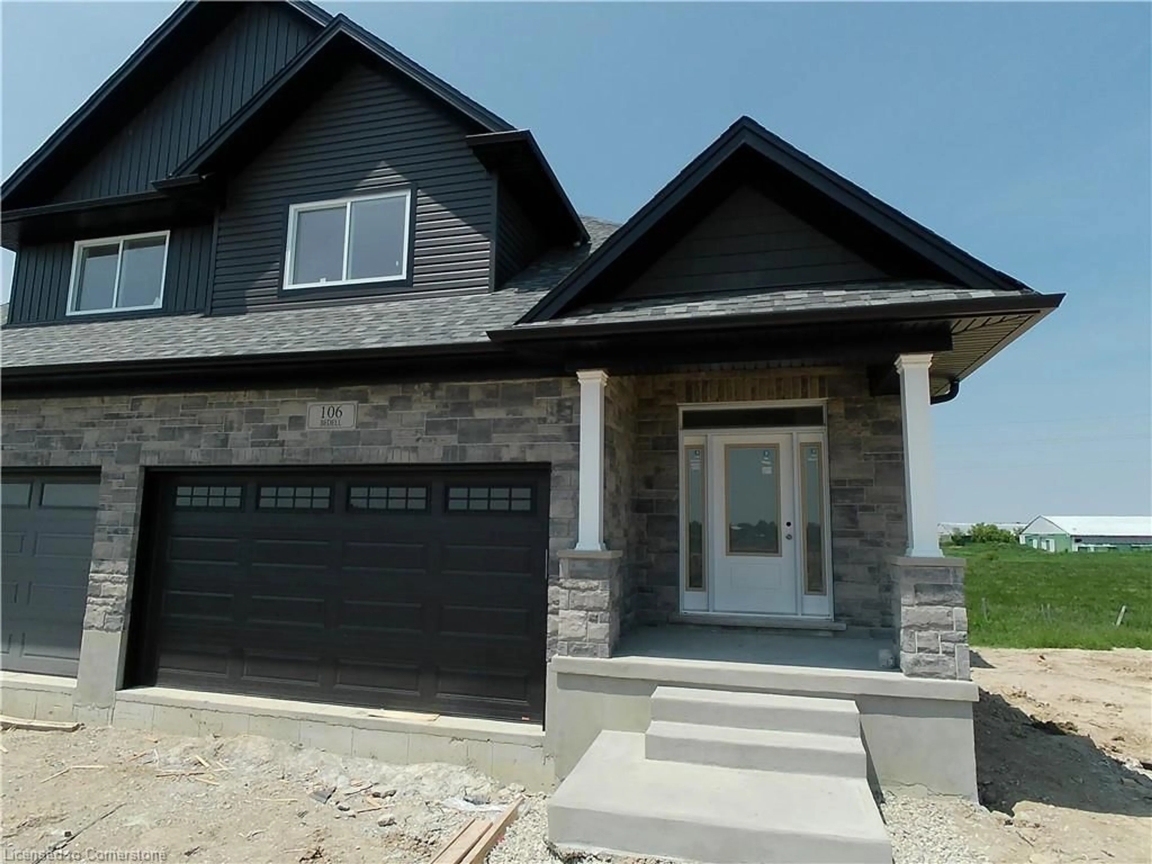 Home with brick exterior material, street for 106 Bedell Dr, Drayton Ontario N0G 1P0
