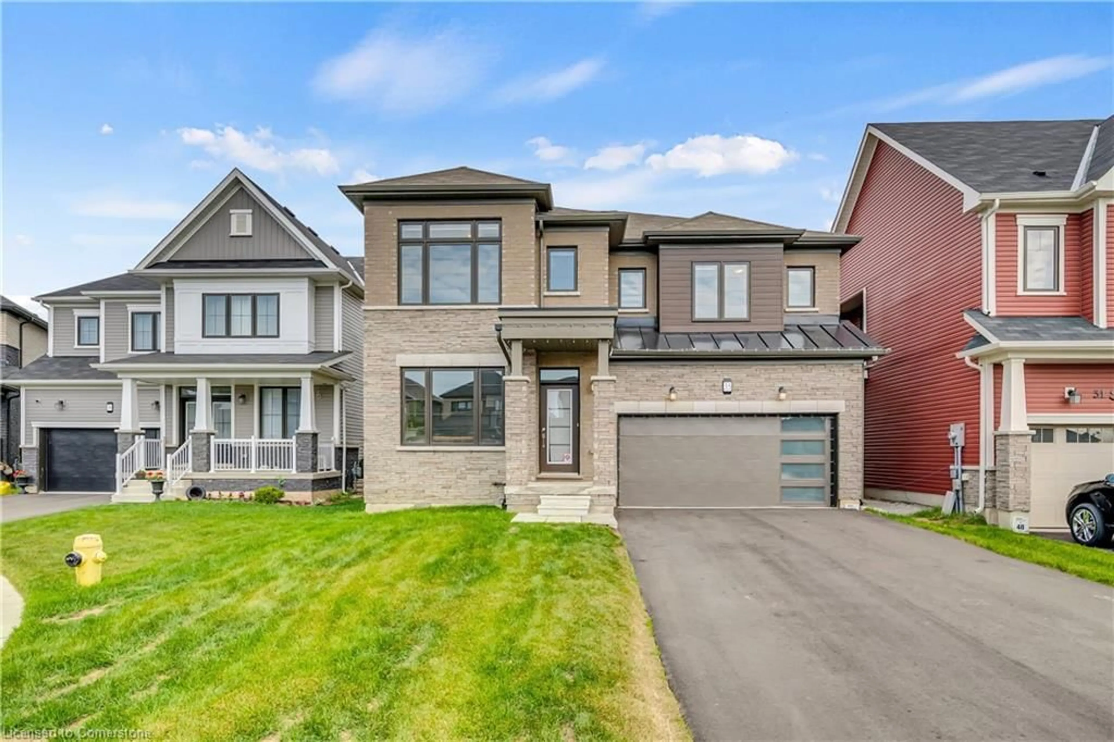 Home with brick exterior material, street for 35 Santo Crt, Breslau Ontario N0B 1M0
