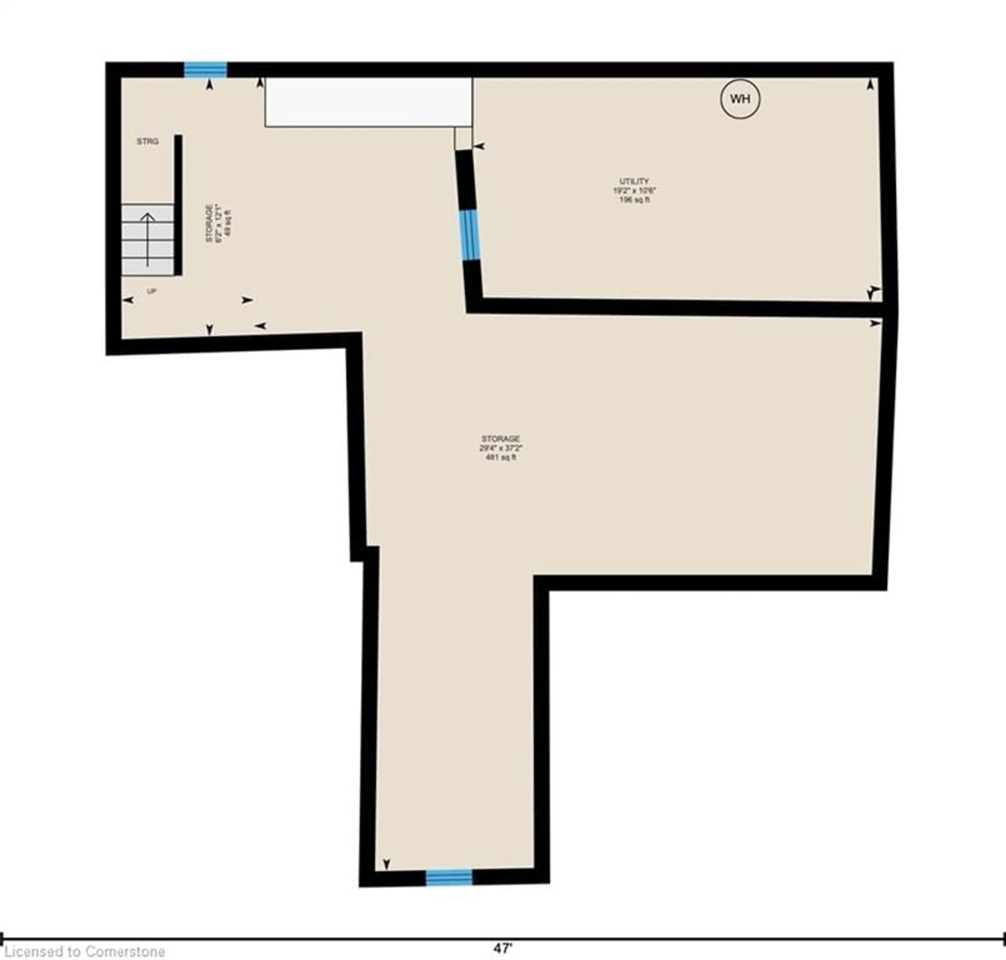 Floor plan for 4238 Academy St, Lincoln Ontario L3J 0K2