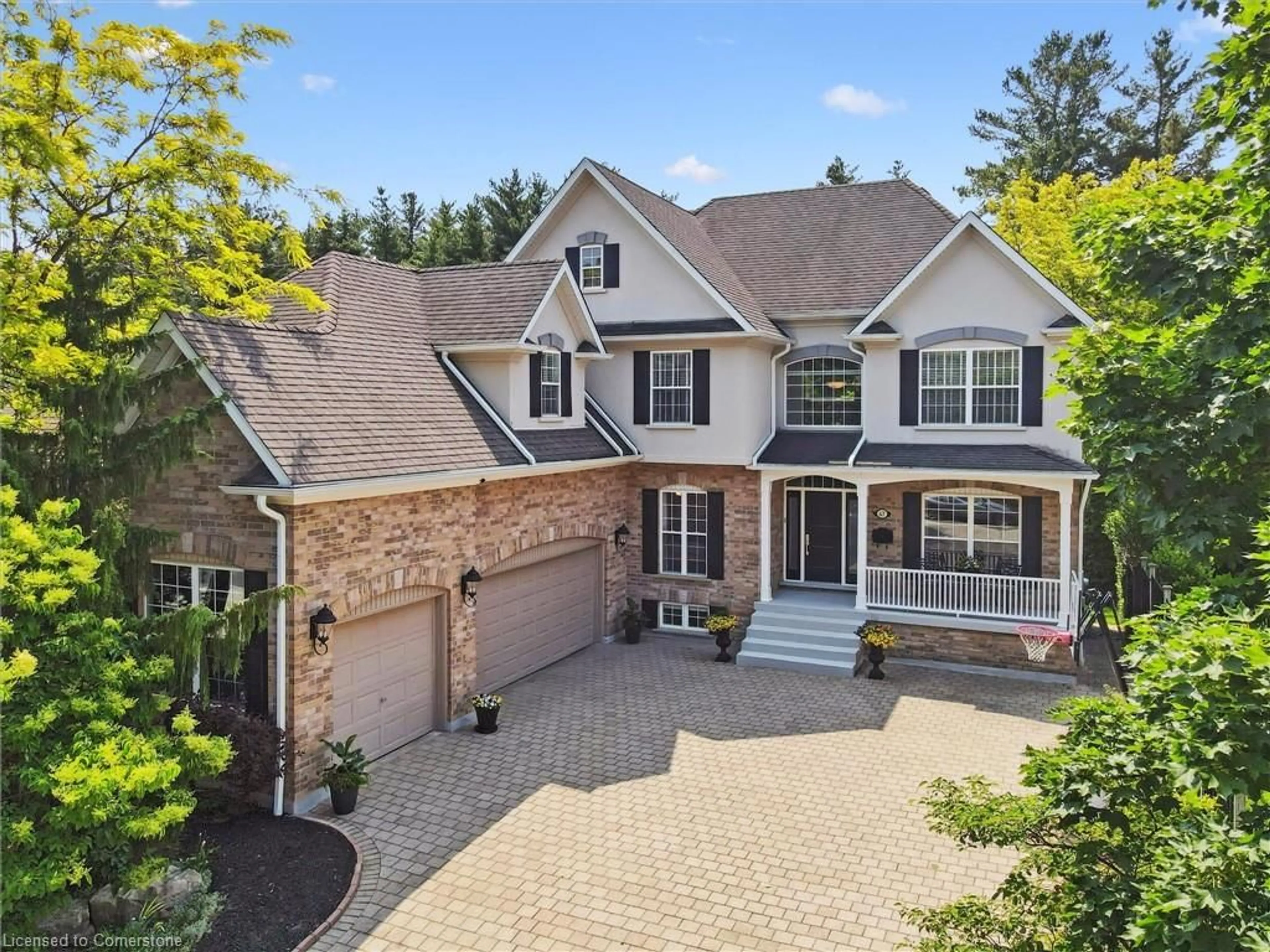 Home with brick exterior material, street for 47 Autumn Ridge Trail, Kitchener Ontario N2P 2J6