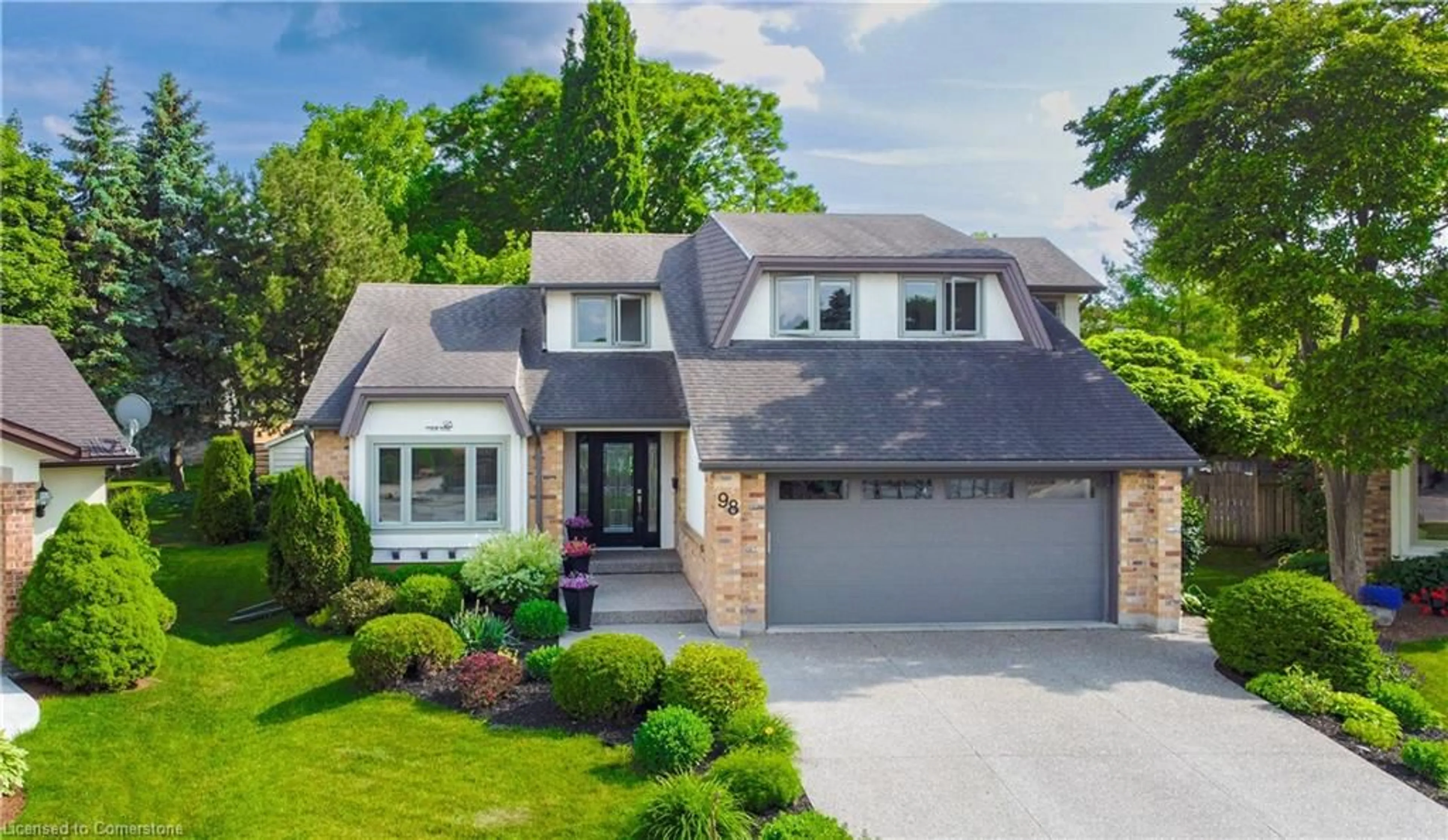 Home with brick exterior material, street for 98 Forfar Ave, Kitchener Ontario N2B 2Z8