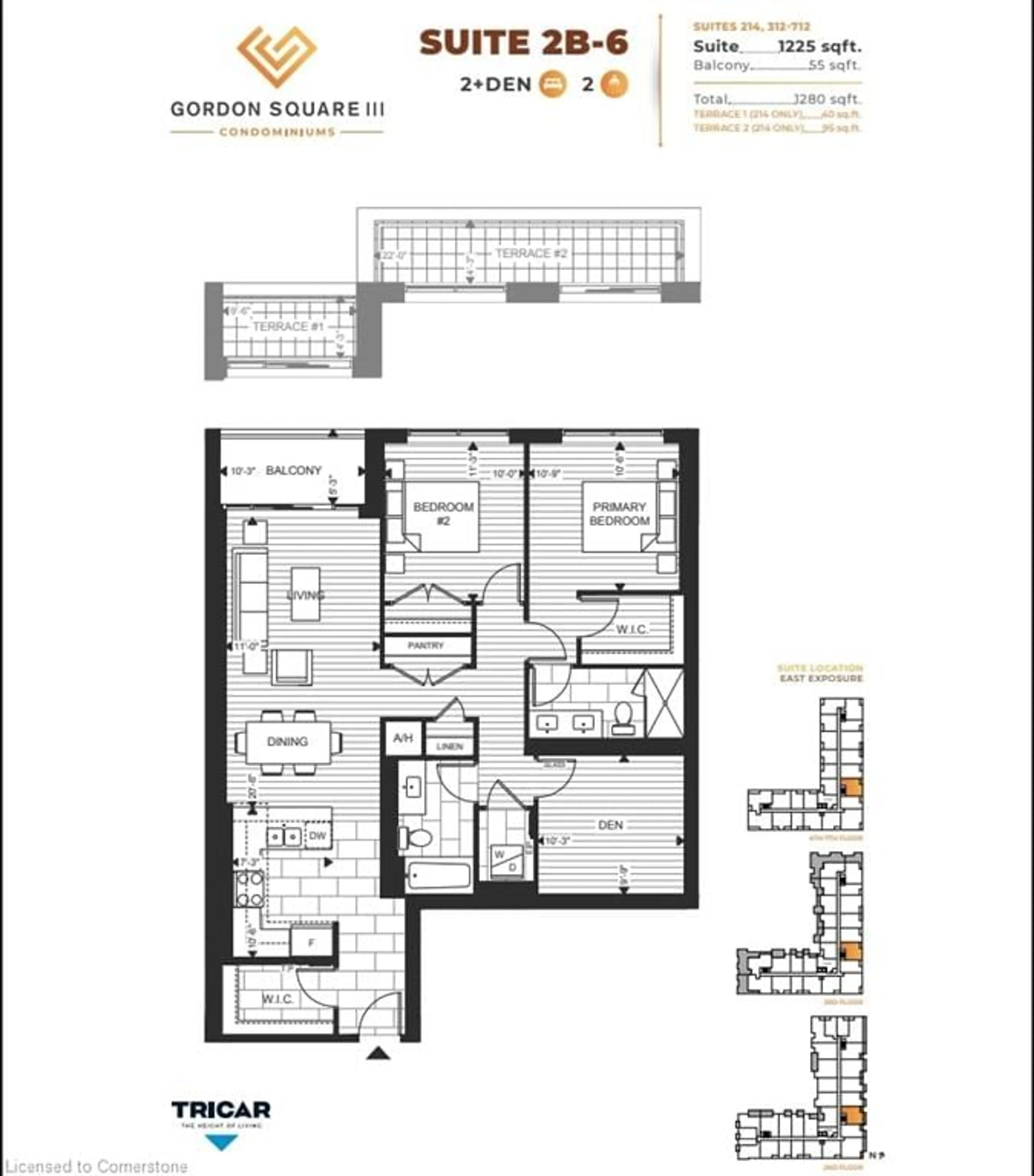 Floor plan for 1882 Gordon St #512, Guelph Ontario N1L 0P6