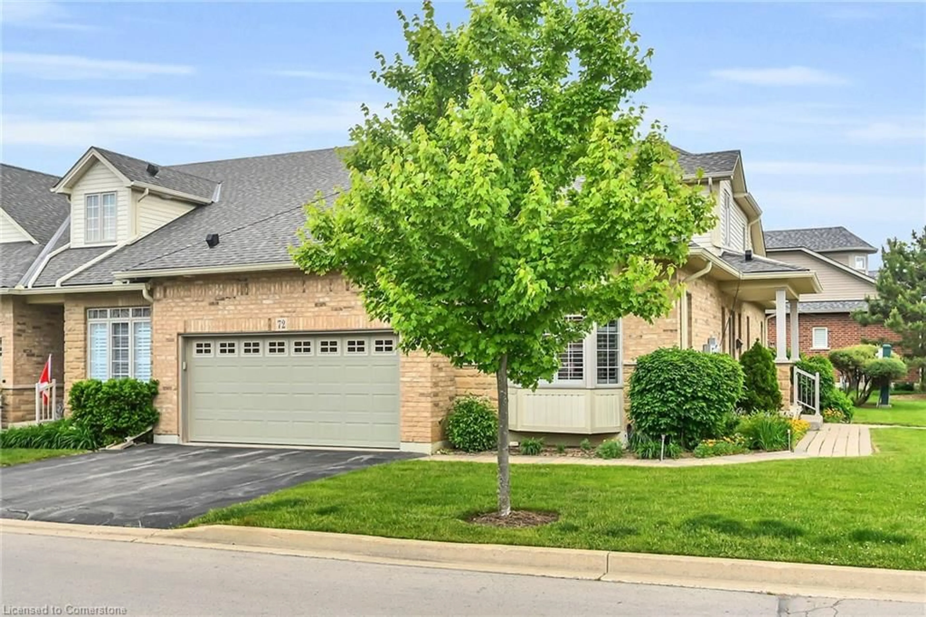 Home with brick exterior material, street for 72 Effort Trail, Glanbrook Ontario L9B 0A4