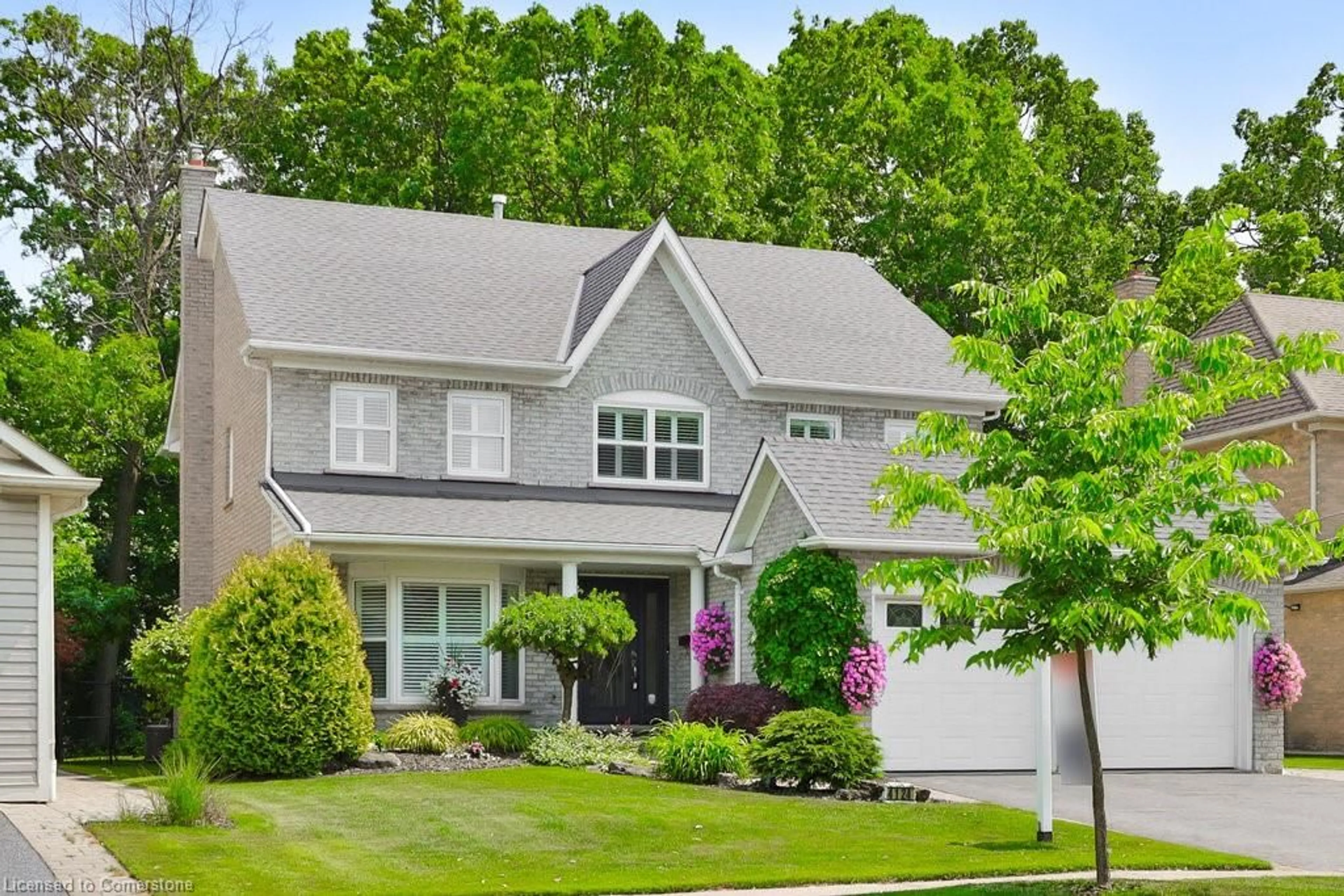 Home with vinyl exterior material, street for 4124 Millcroft Park Dr, Burlington Ontario L7V 3V8