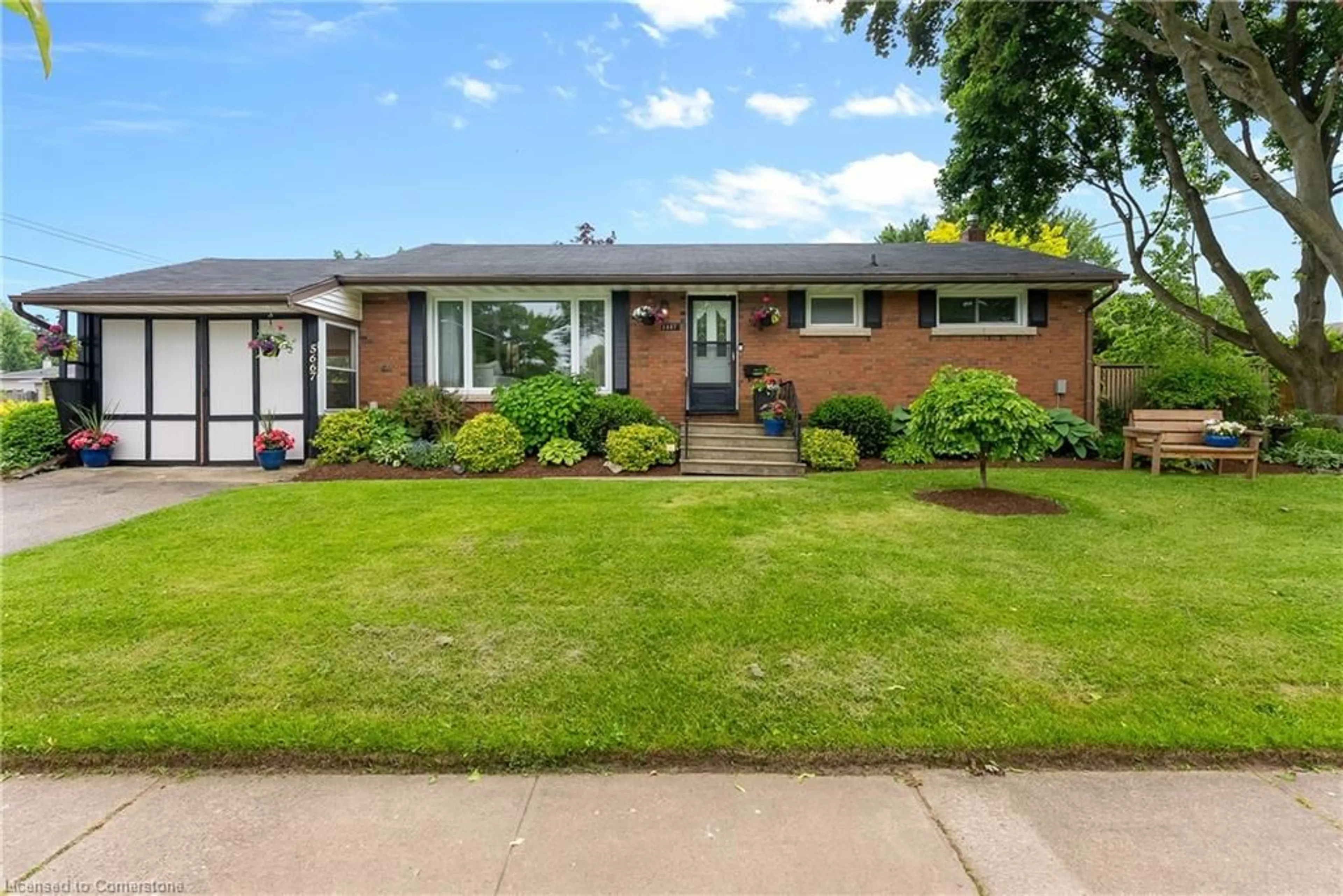 Home with brick exterior material, street for 5667 Green Ave, Niagara Falls Ontario L2H 1P9