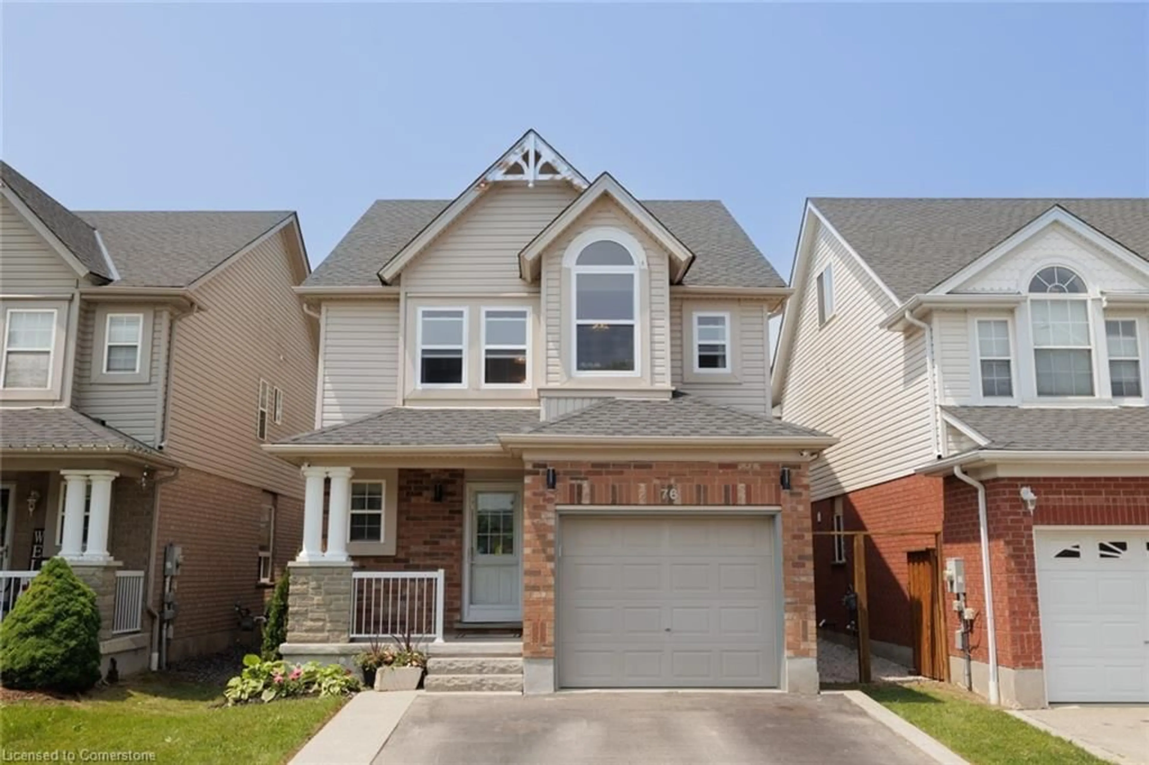 Home with brick exterior material, street for 76 Gees Way, Cambridge Ontario N3C 4M5