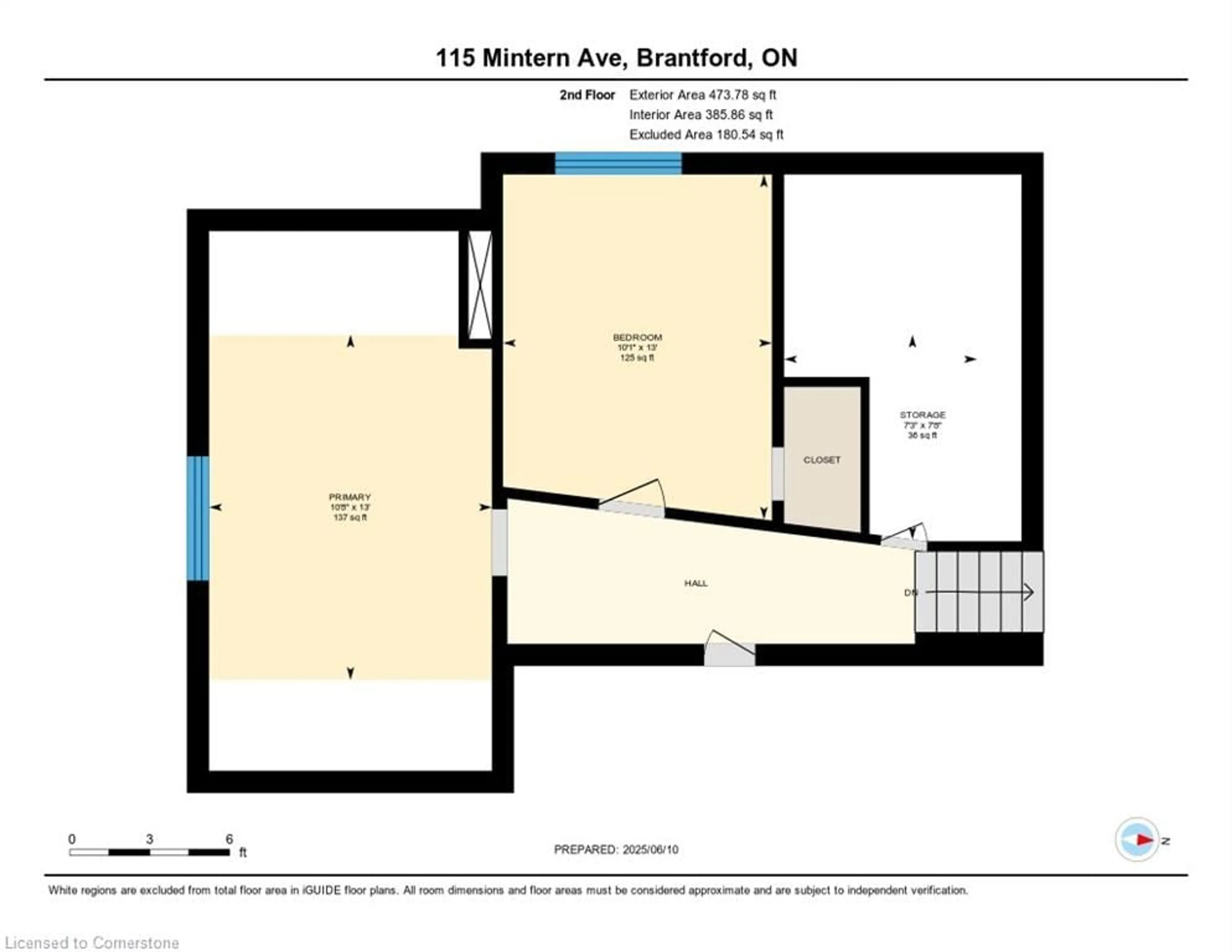 Floor plan for 115 Mintern Ave, Brantford Ontario N3S 1L4
