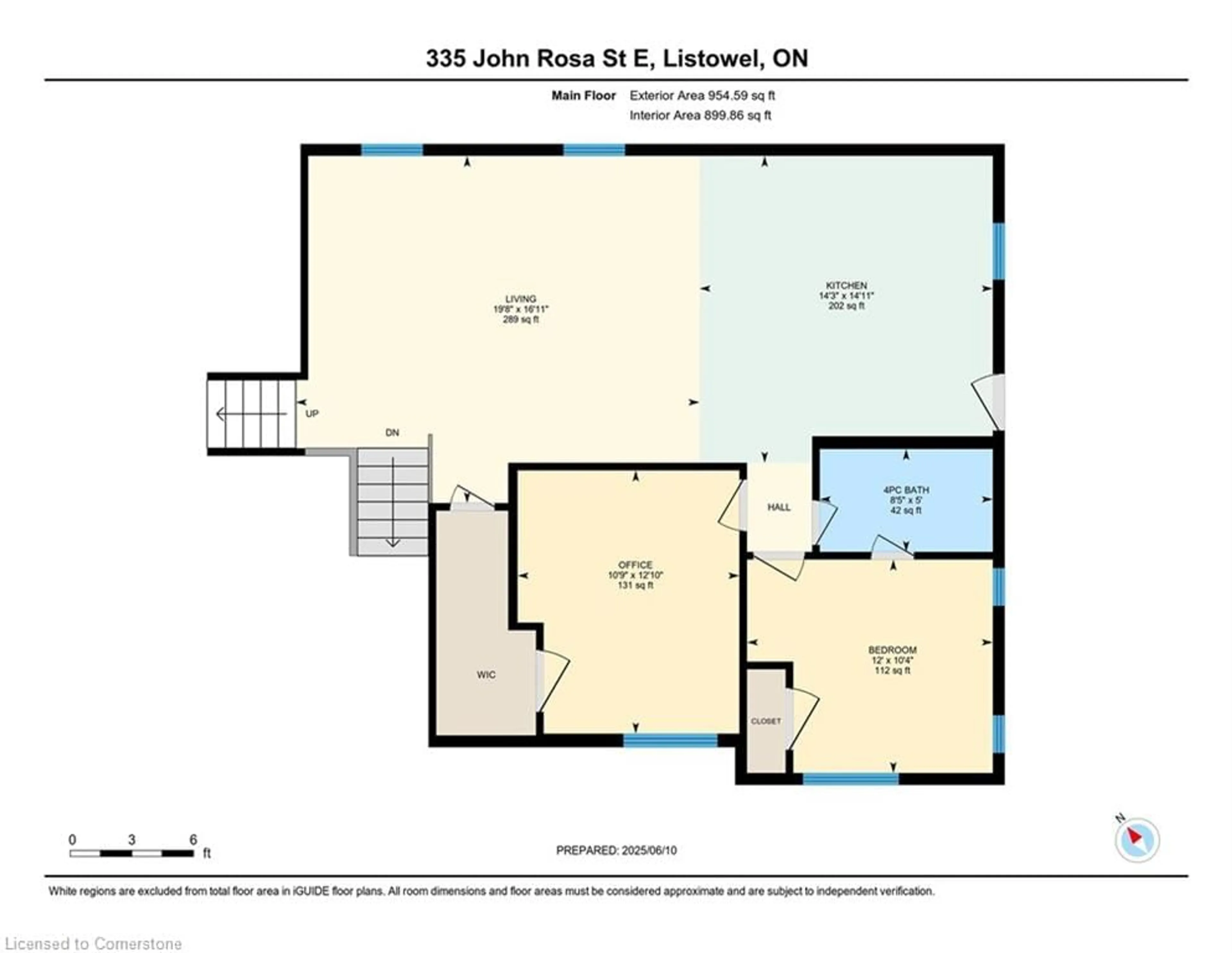 Floor plan for 335 John Rosa St, Listowel Ontario N4W 0E3