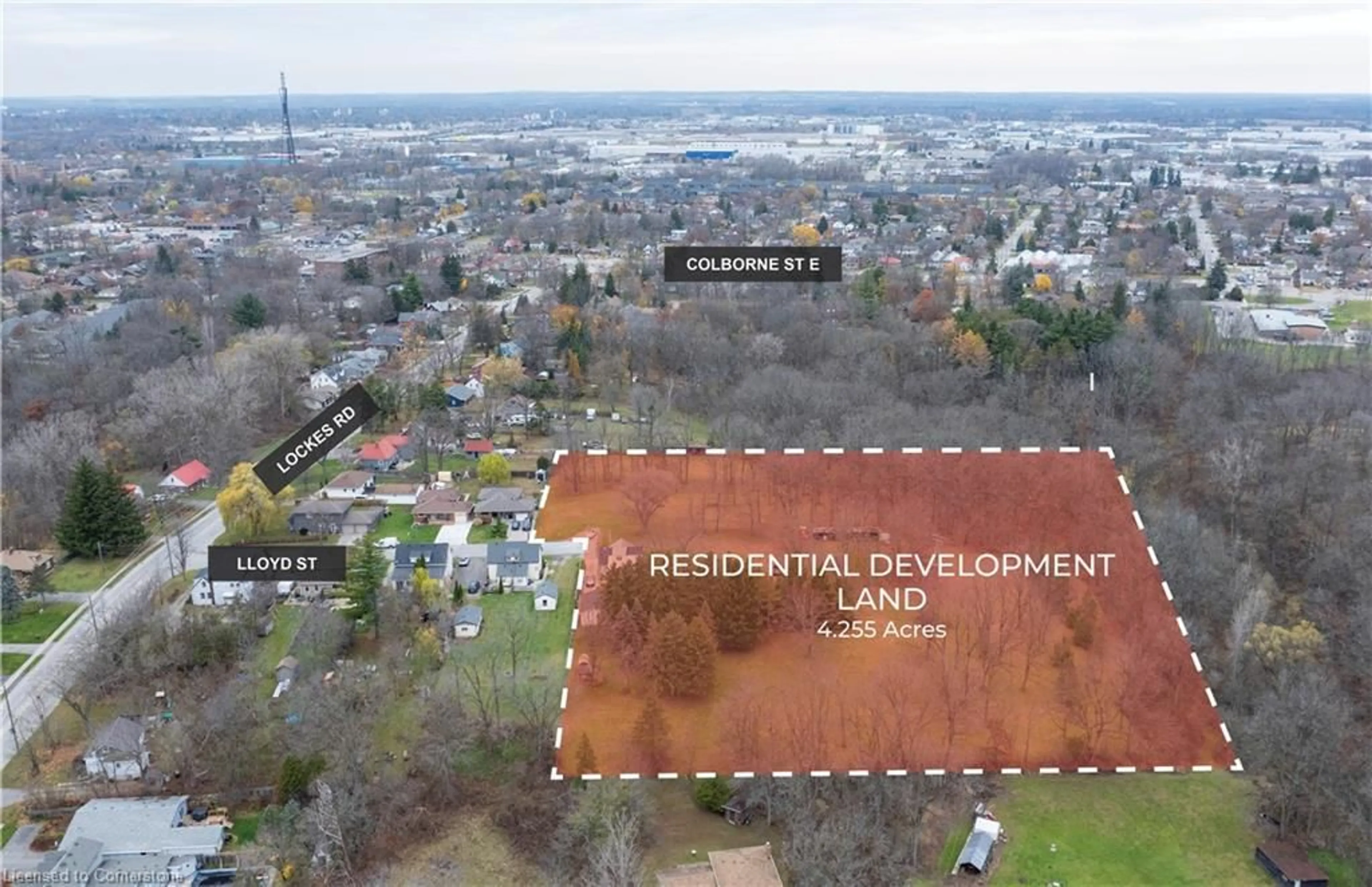 A pic from outside/outdoor area/front of a property/back of a property/a pic from drone, unknown for 8 Lloyd St, Brantford Ontario N3S 3E3