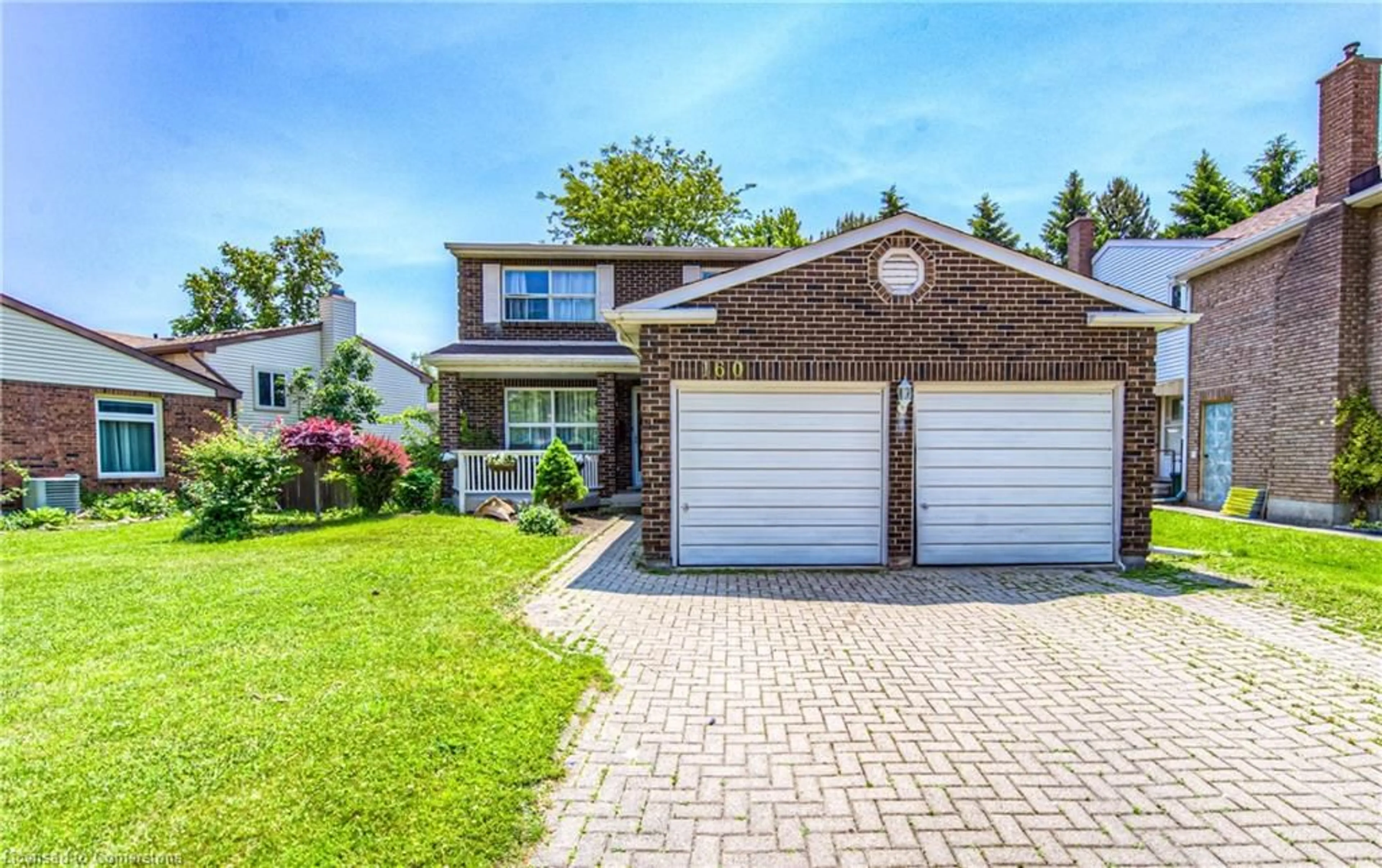 Home with brick exterior material, street for 160 Westvale Dr, Waterloo Ontario N2T 1C2