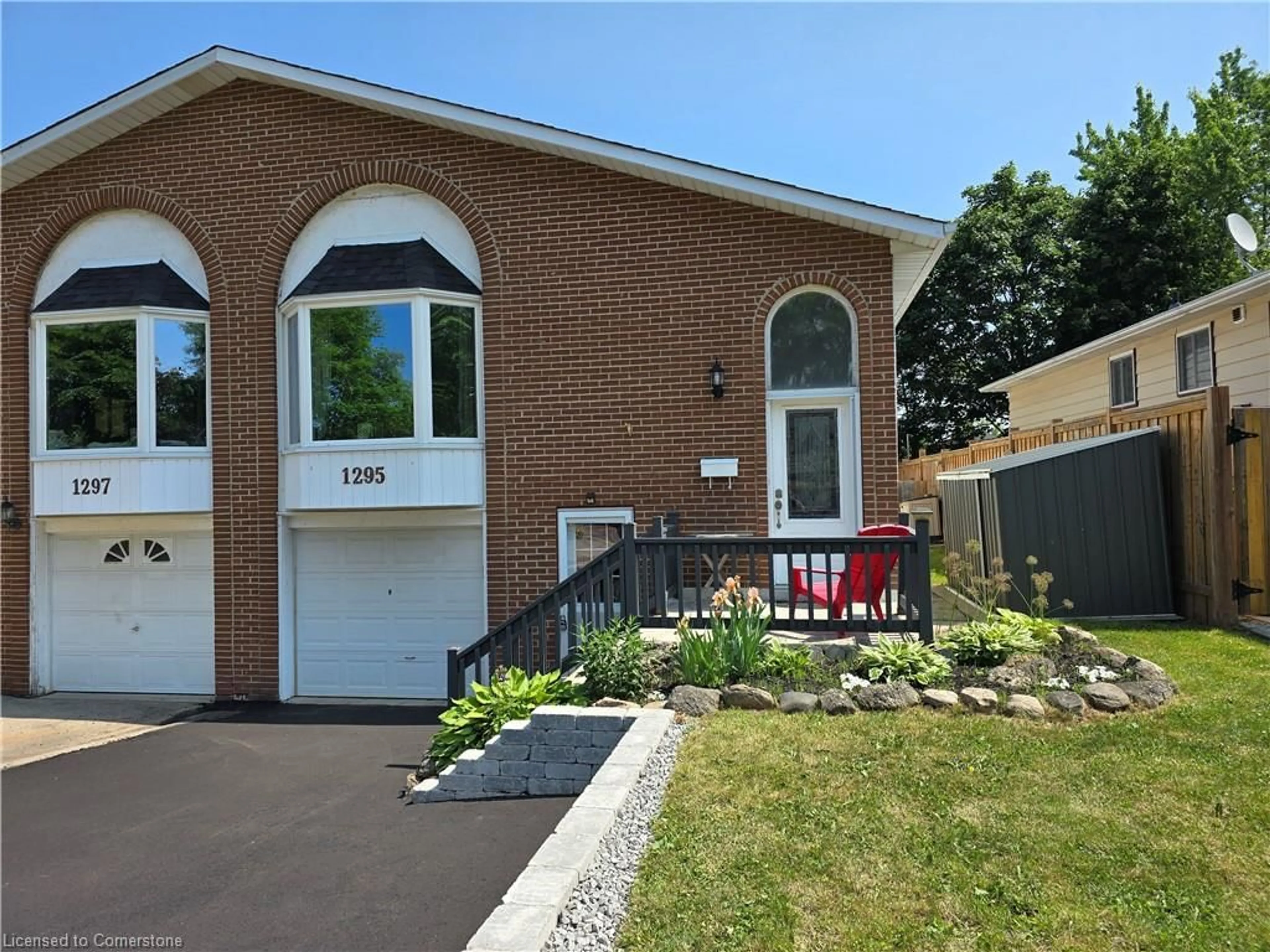 Home with brick exterior material, street for 1295 Consort Cres, Burlington Ontario L7M 1J8