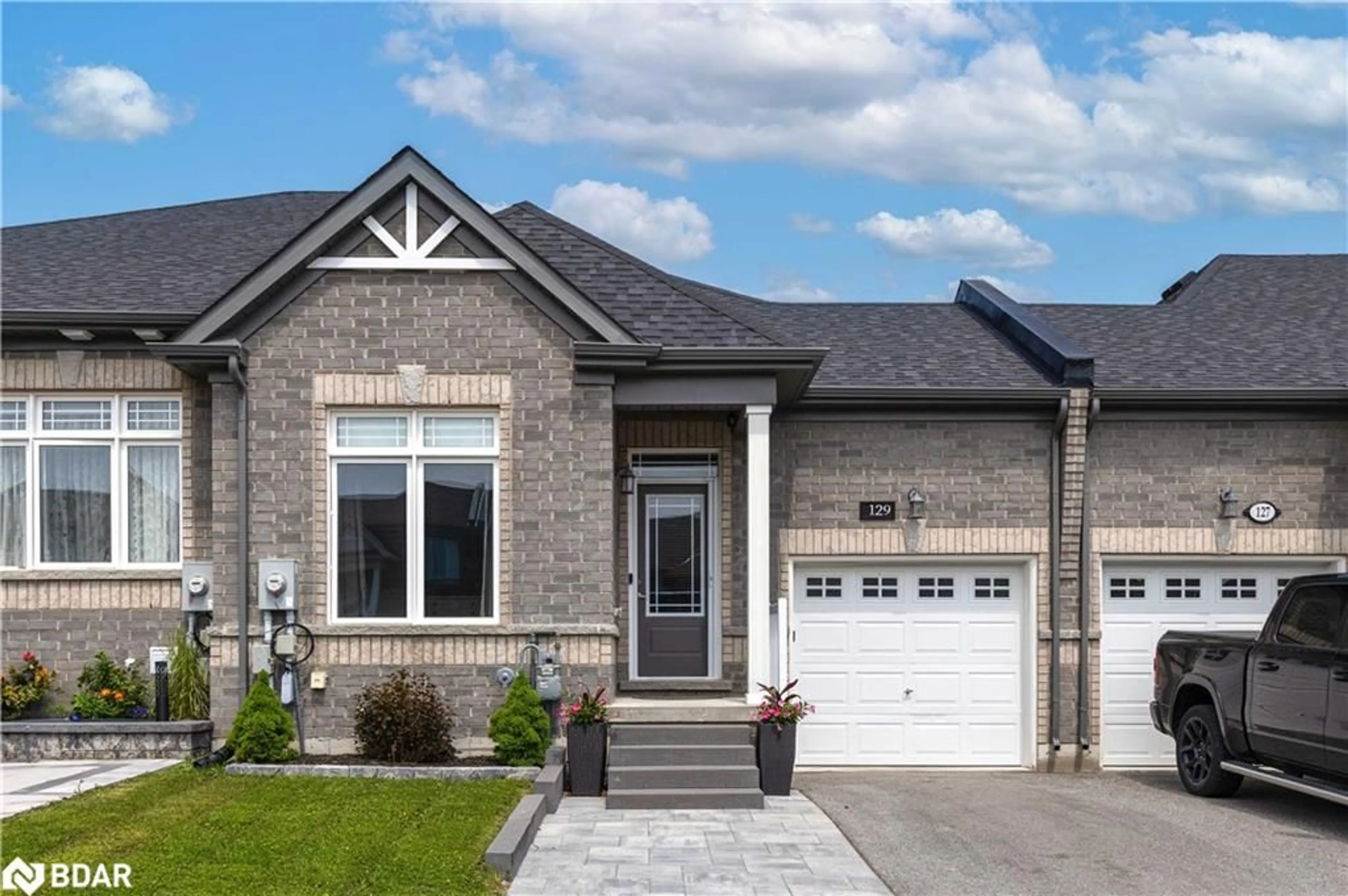 Home with brick exterior material, street for 129 Isabella Dr, Orillia Ontario L3V 6H2