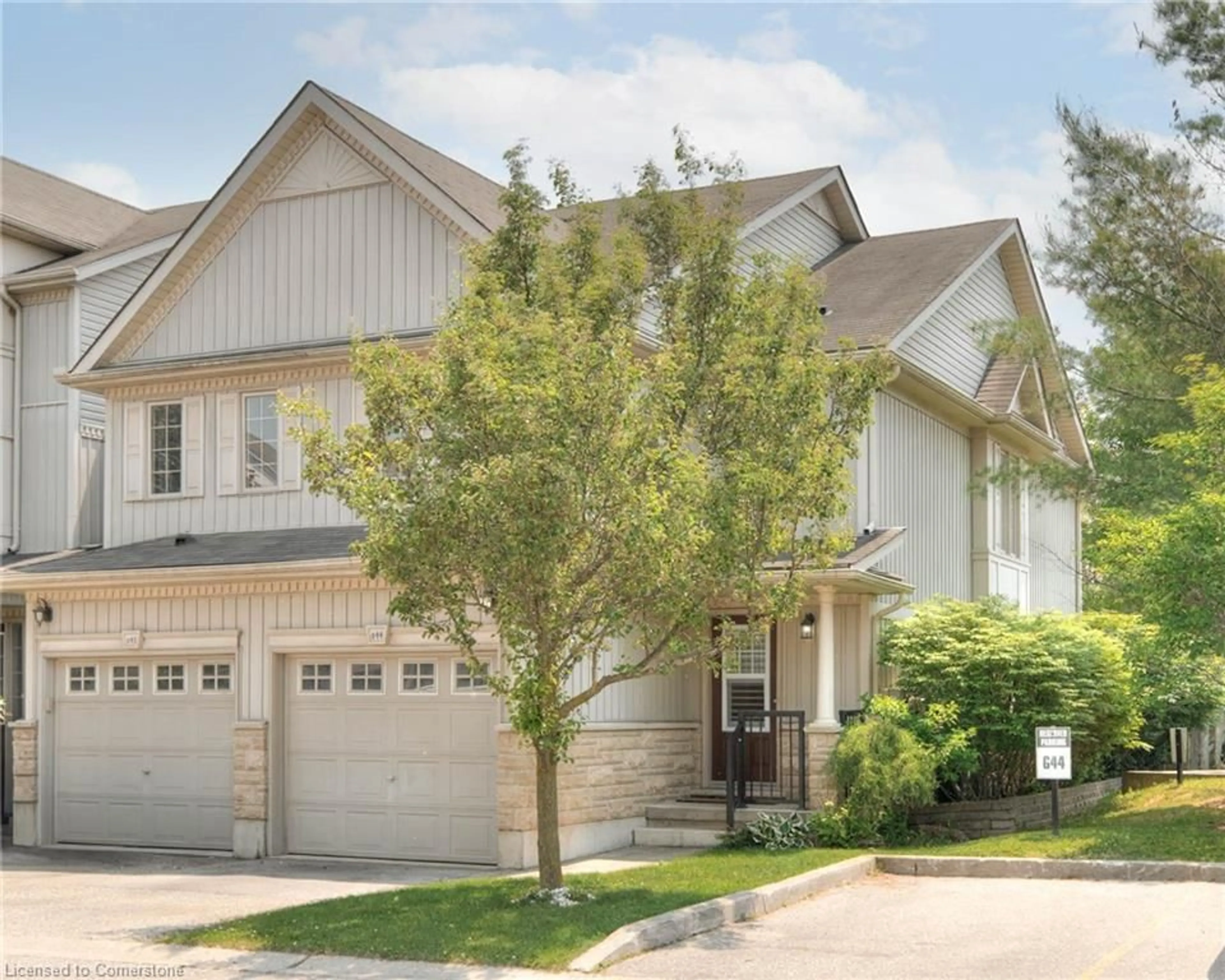 Home with brick exterior material, street for 85 Bankside Dr #G44, Kitchener Ontario N2N 3M4