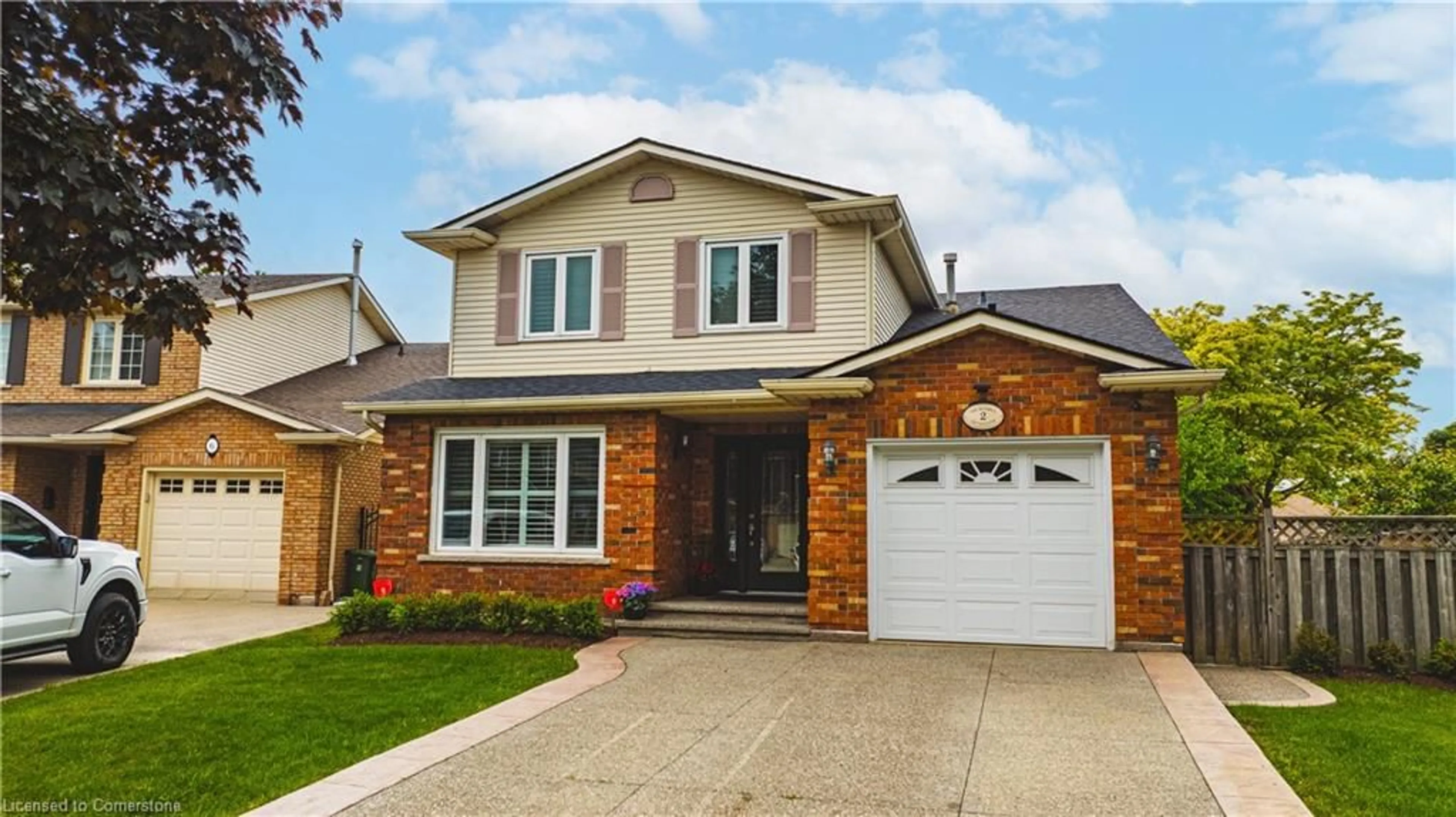 Home with brick exterior material, street for 2 Antoinette Crt, Hamilton Ontario L9B 2E7