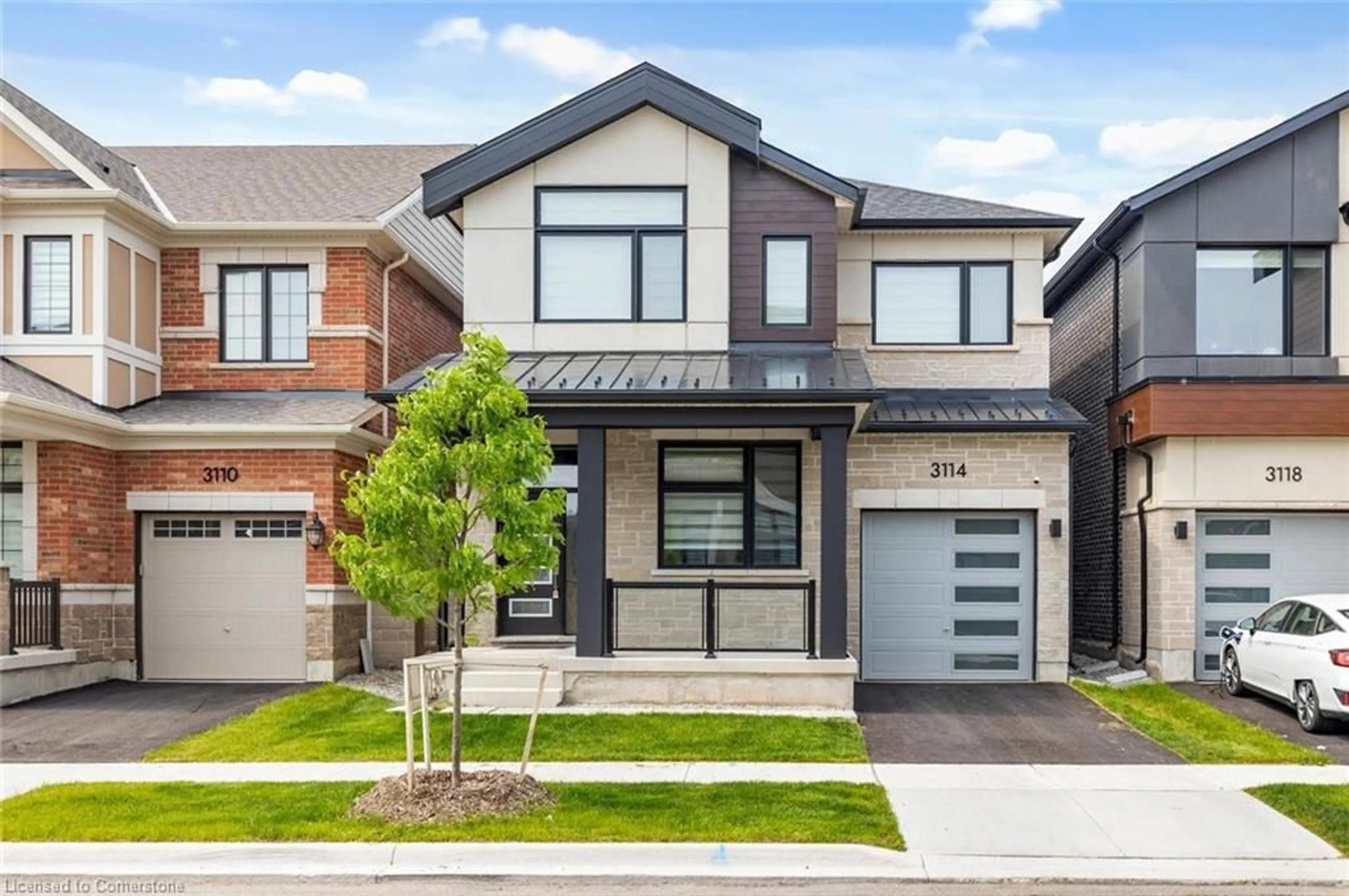Home with brick exterior material, street for 3114 Travertine Dr, Oakville Ontario L6M 5N8