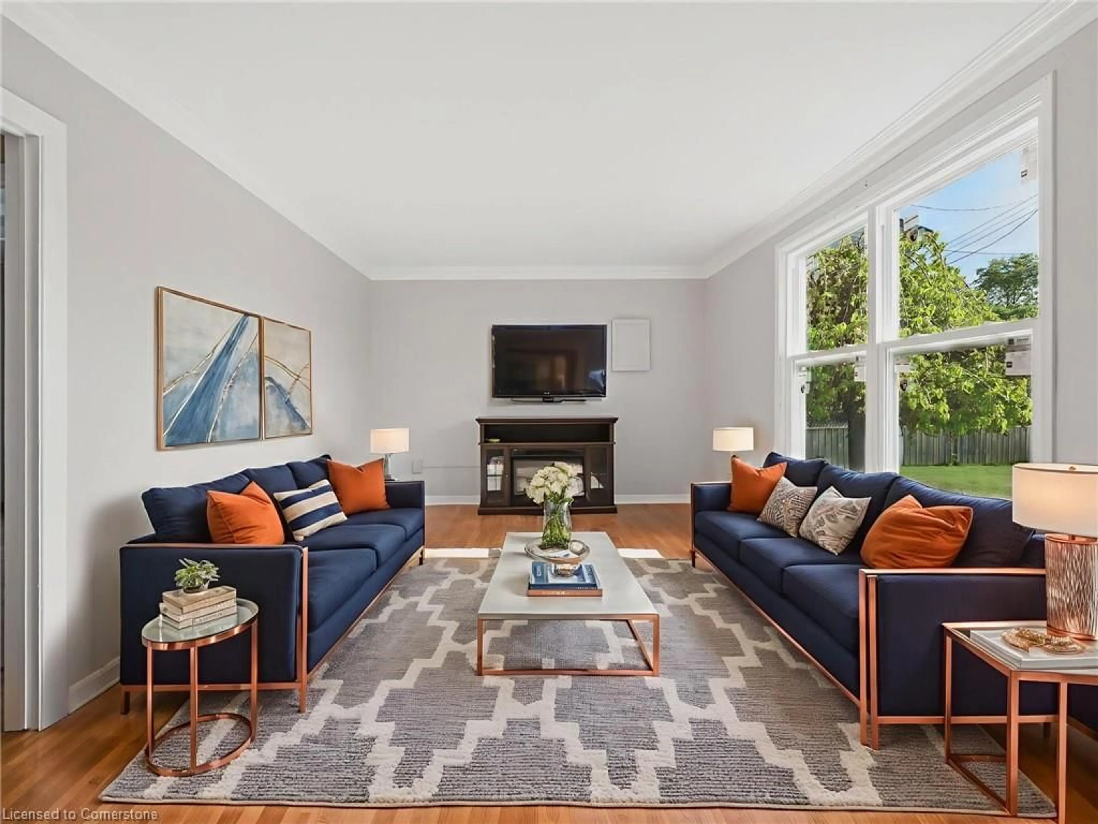 Living room with furniture, unknown for 23 Philip St, St. Catharines Ontario L2P 2M7