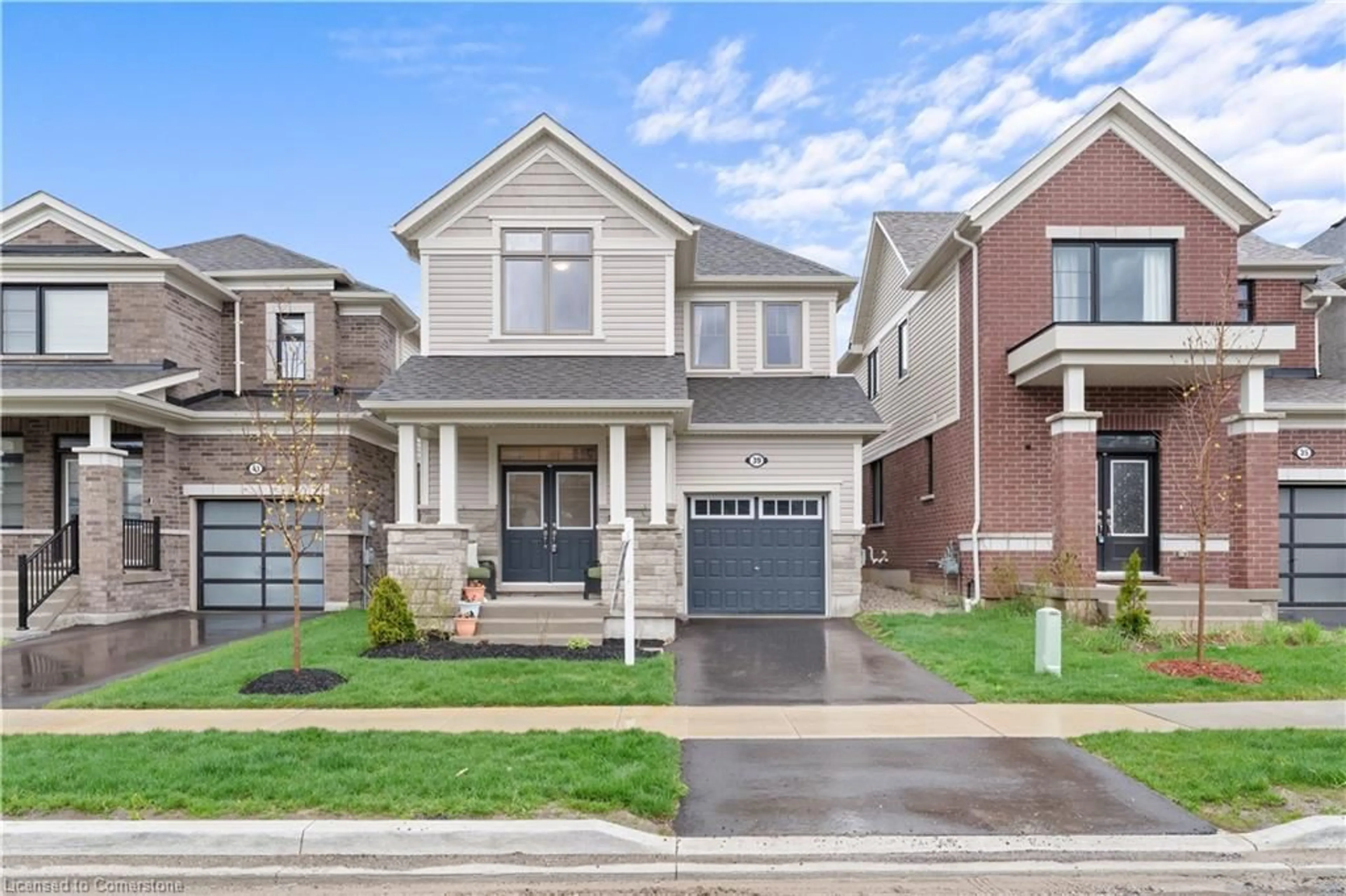 Home with brick exterior material, street for 39 Spicer St, Fergus Ontario N1M 0H9
