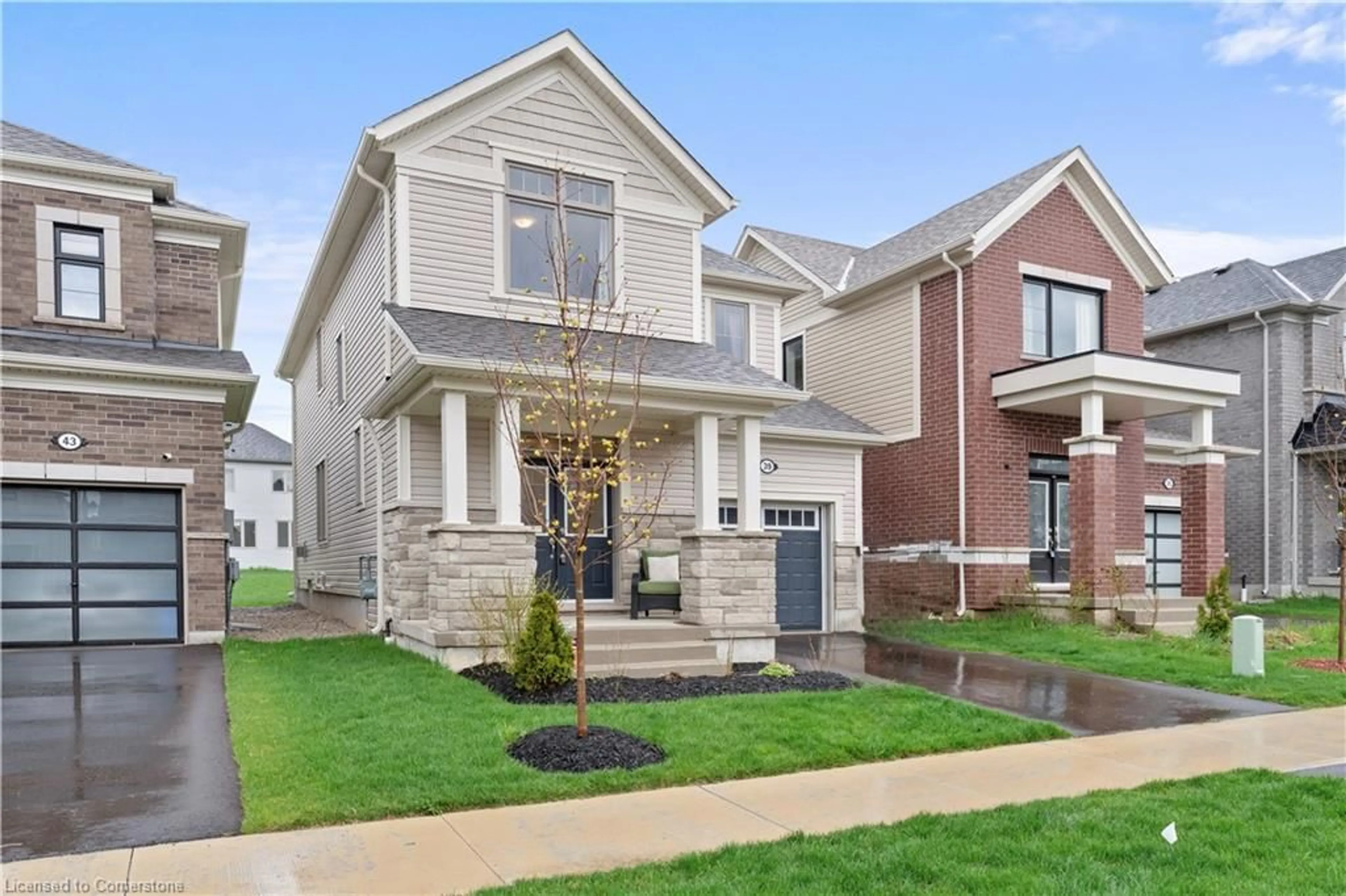 Home with brick exterior material, street for 39 Spicer St, Fergus Ontario N1M 0H9