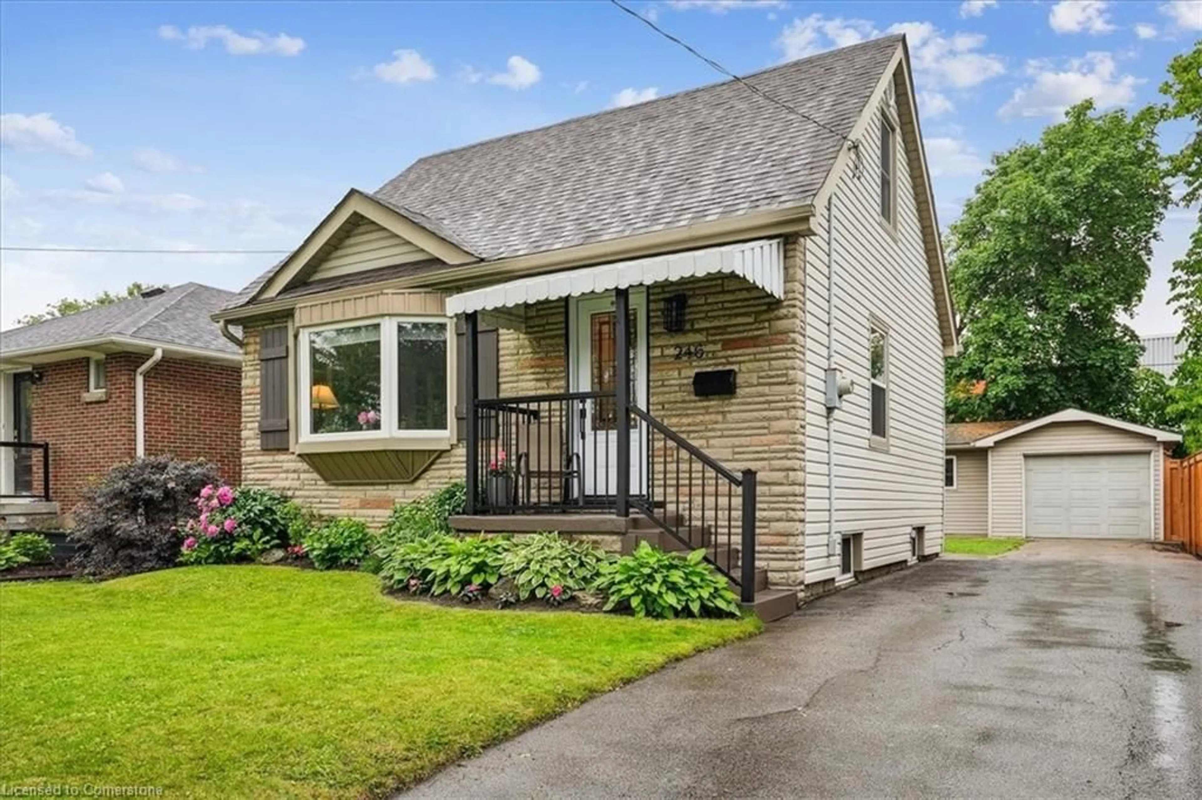 Home with brick exterior material, street for 246 East 43rd St, Hamilton Ontario L8T 3C5