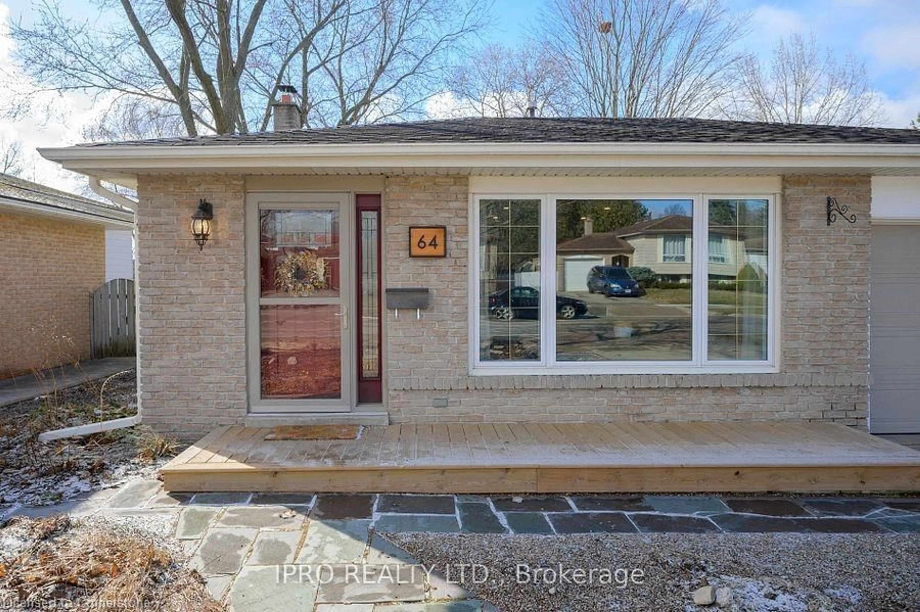 Home with brick exterior material, street for 64 Hahn Ave, Cambridge Ontario N3C 2X9