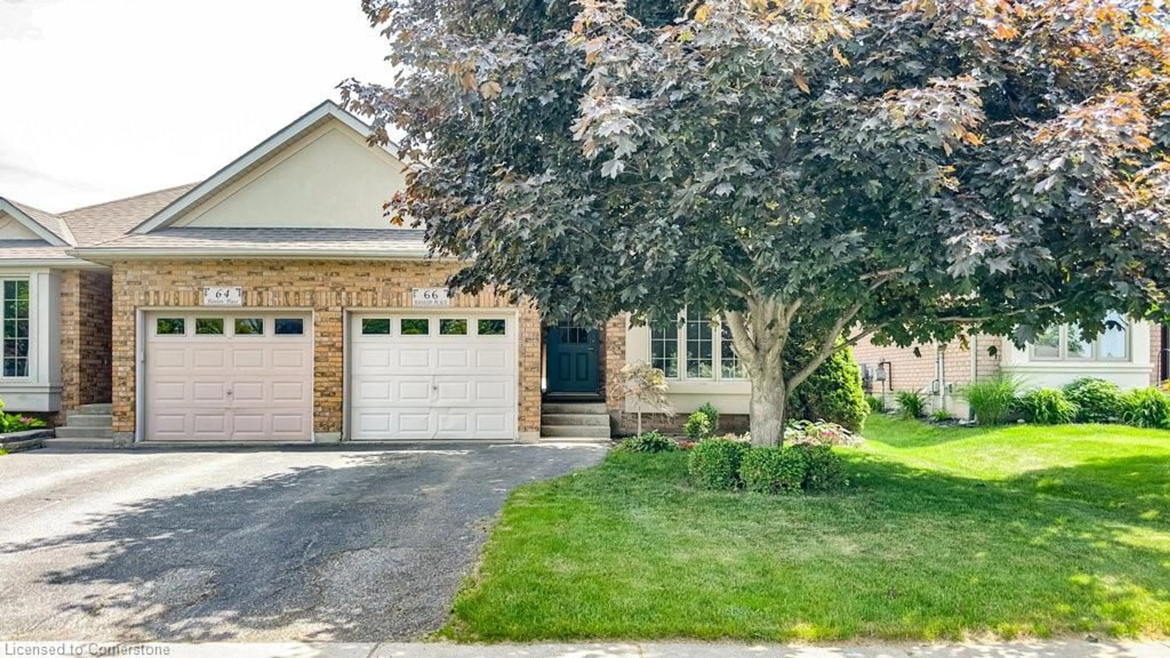 Home with brick exterior material, street for 66 Hanlon Pl, Paris Ontario N3L 4C2