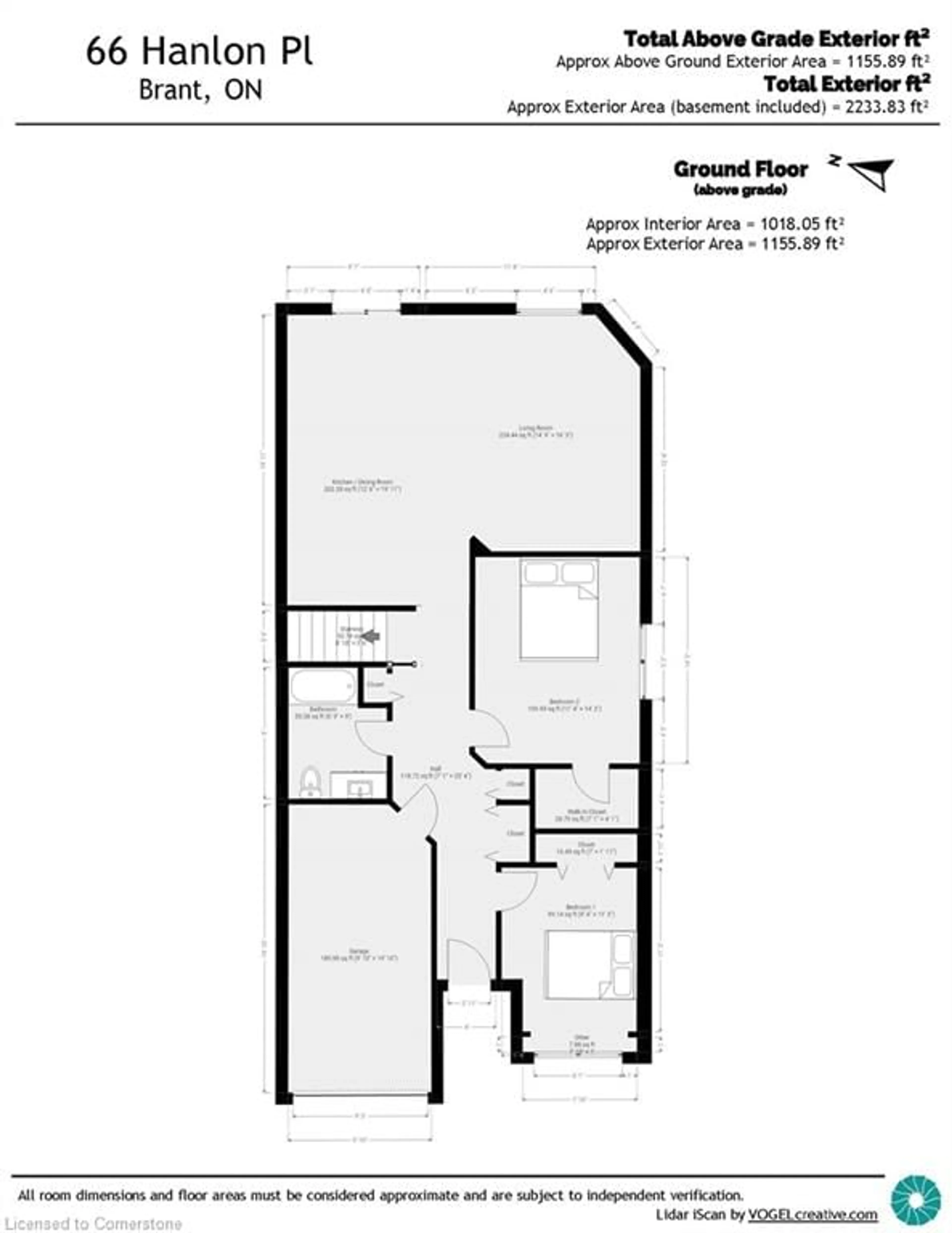 Floor plan for 66 Hanlon Pl, Paris Ontario N3L 4C2