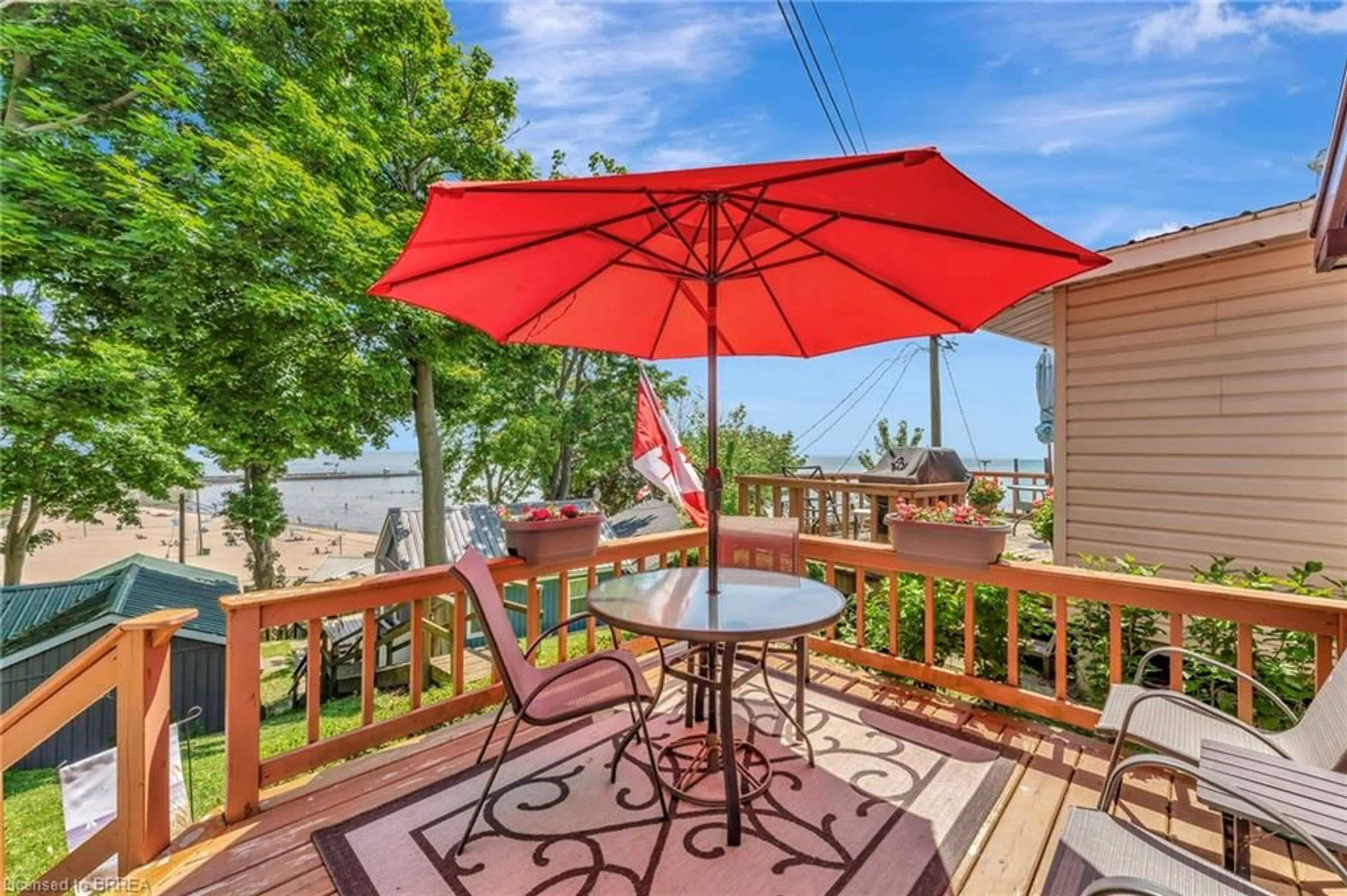 Patio, water/lake/river/ocean view for 17 Bucks Pk, Port Dover Ontario N0A 1N0