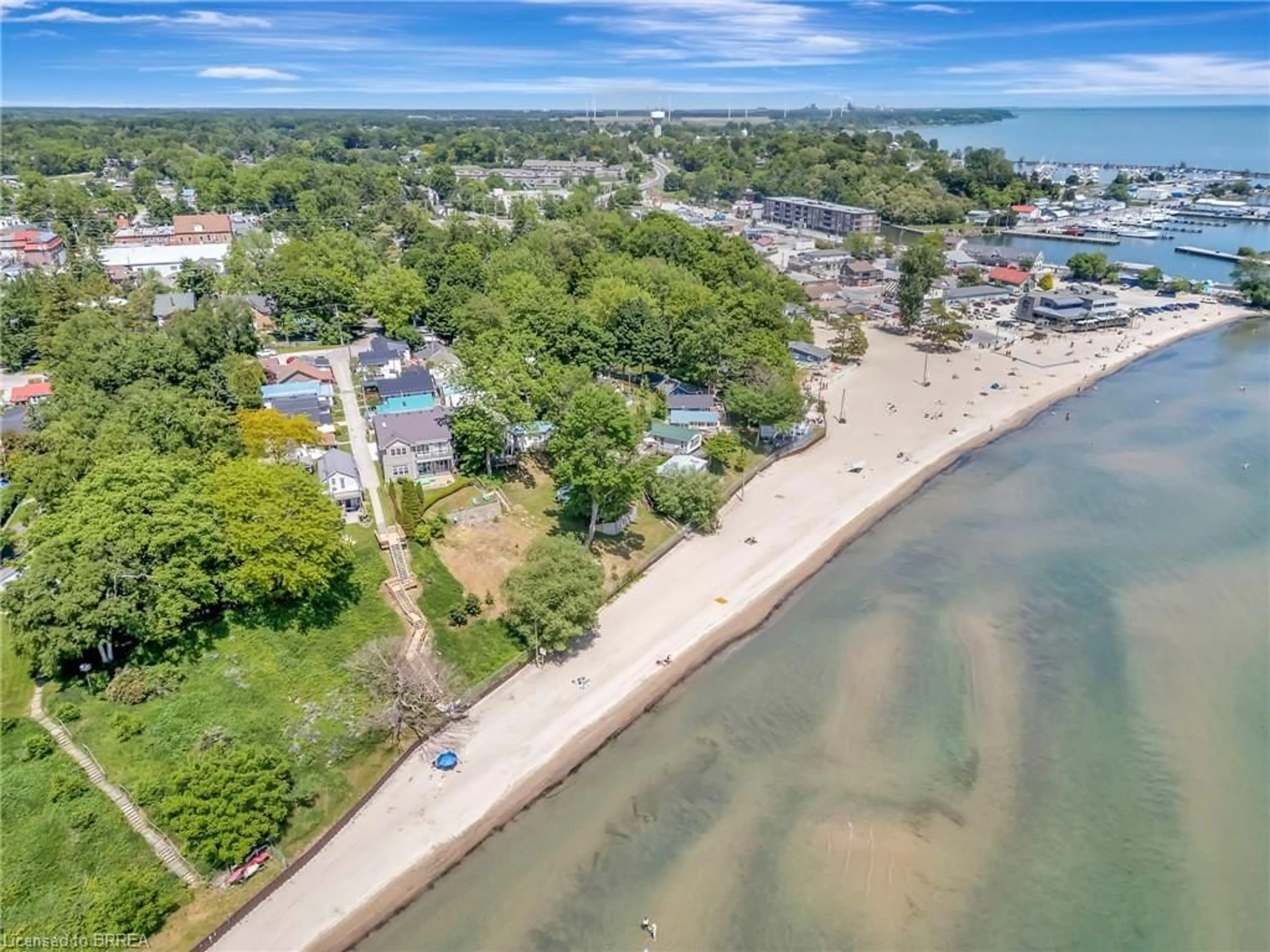 A pic from outside/outdoor area/front of a property/back of a property/a pic from drone, water/lake/river/ocean view for 17 Bucks Pk, Port Dover Ontario N0A 1N0