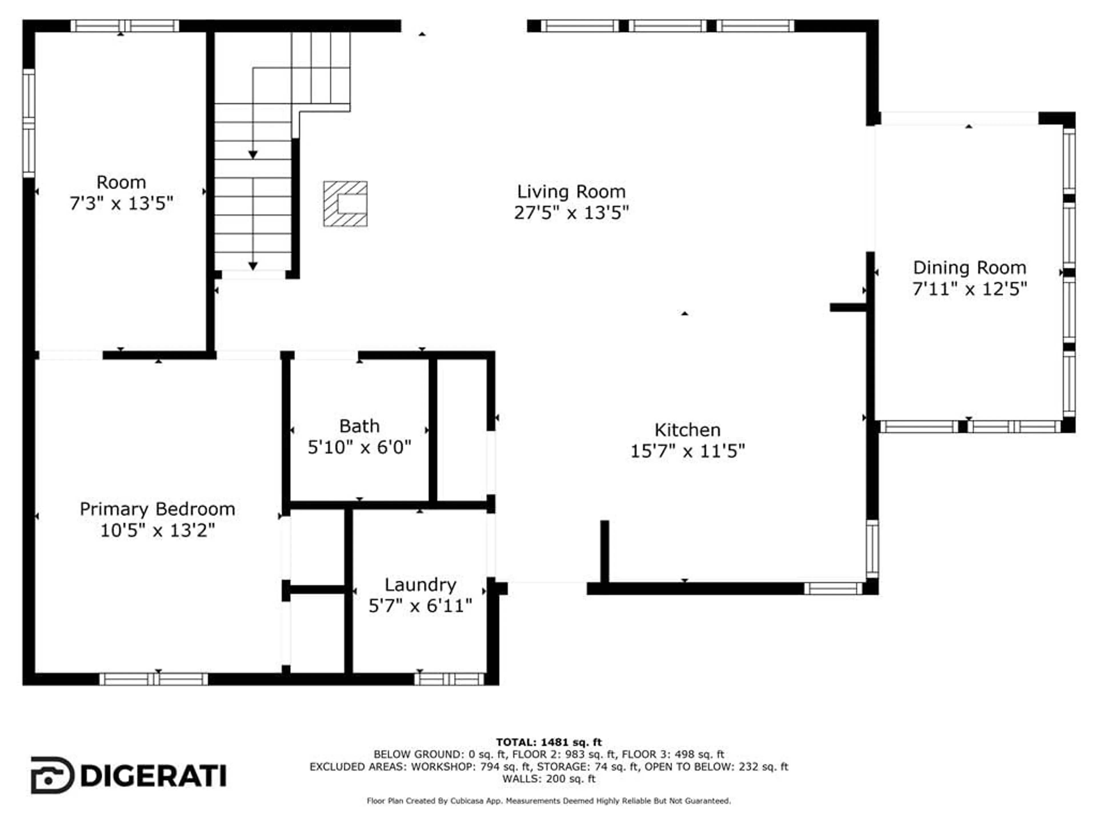 Floor plan for 6029 Line 6 North, Victoria Harbour Ontario L0K 2A0