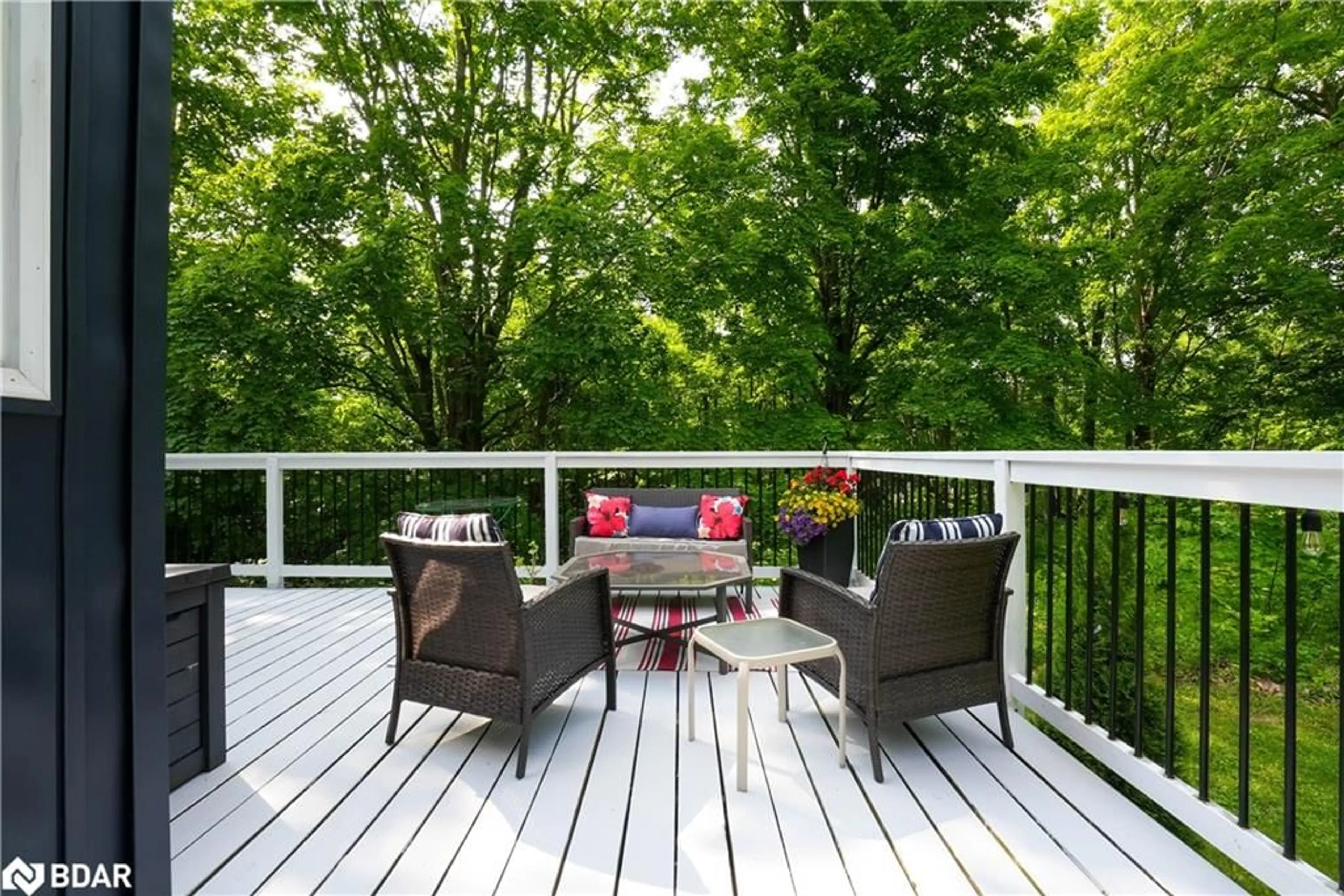 Patio, forest/trees view for 6029 Line 6 North, Victoria Harbour Ontario L0K 2A0