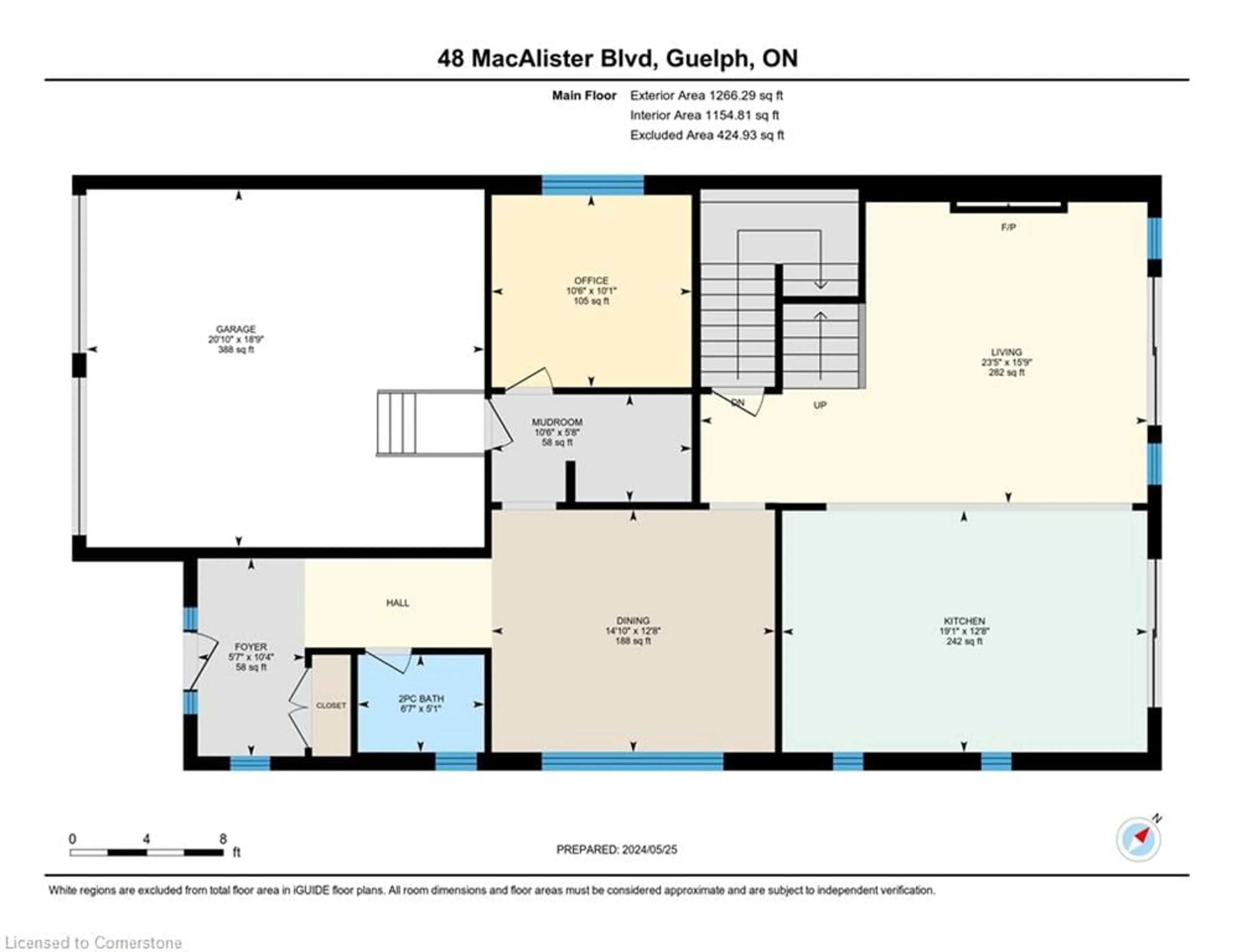 Floor plan for 48 Macalister Blvd, Guelph Ontario N1G 0G6