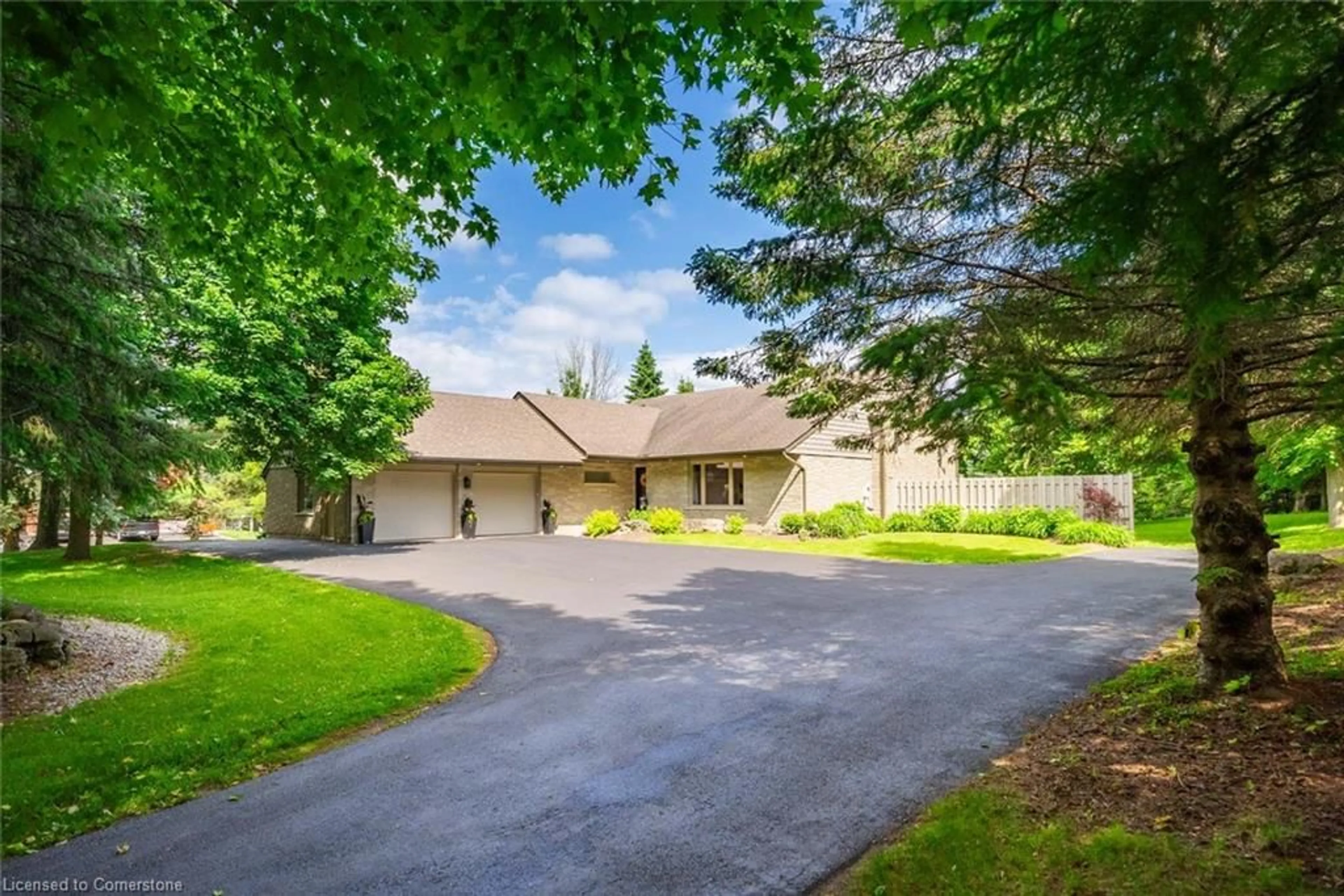 A pic from outside/outdoor area/front of a property/back of a property/a pic from drone, street for 2038 15th Sideroad, Milton Ontario L0P 1B0