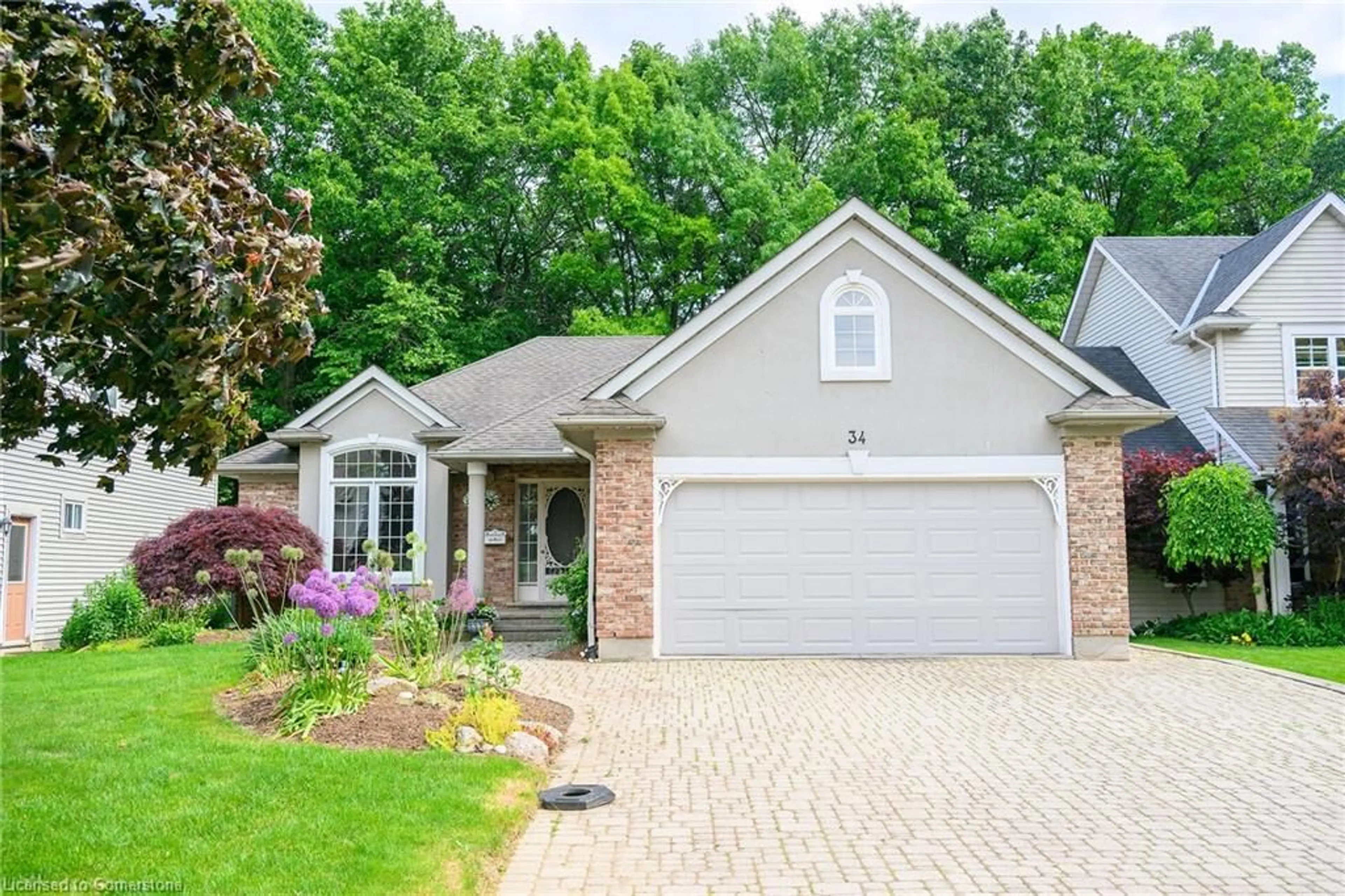 Home with brick exterior material, street for 34 Timber Lane, St. Catharines Ontario L2N 7R7