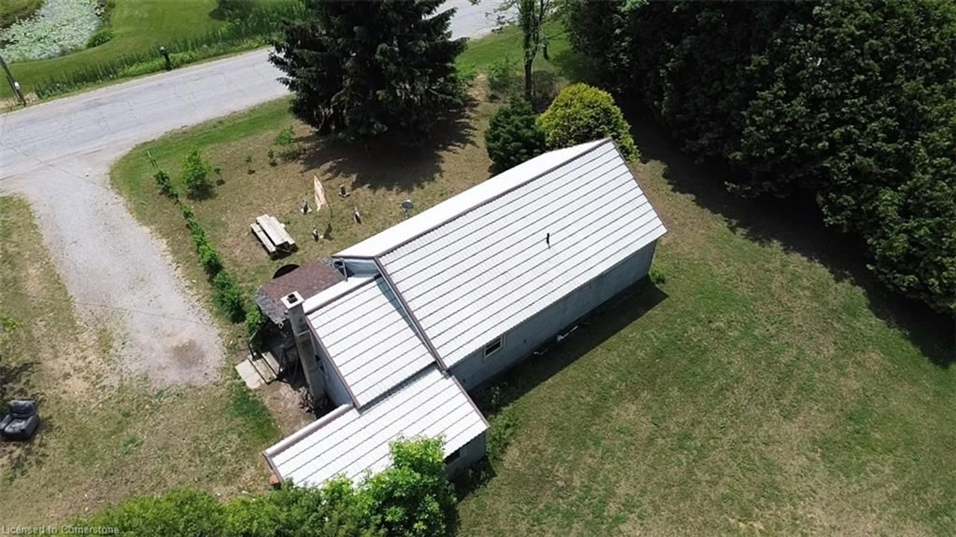 A pic from outside/outdoor area/front of a property/back of a property/a pic from drone, building for 141 Charlotteville Rd 2 Rd, St. Williams Ontario N0E 1P0