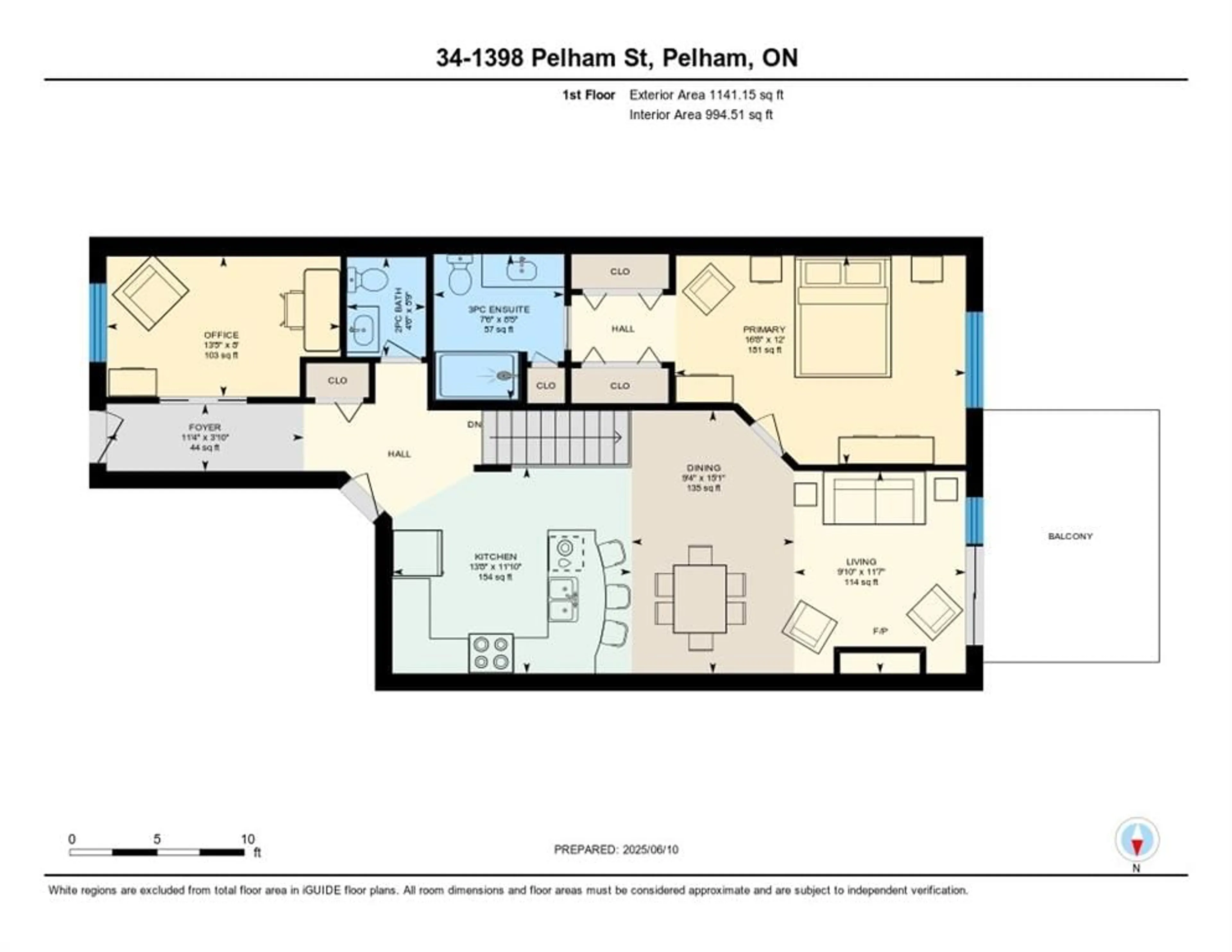 Floor plan for 1398 Pelham St, Fonthill Ontario L0S 1E7