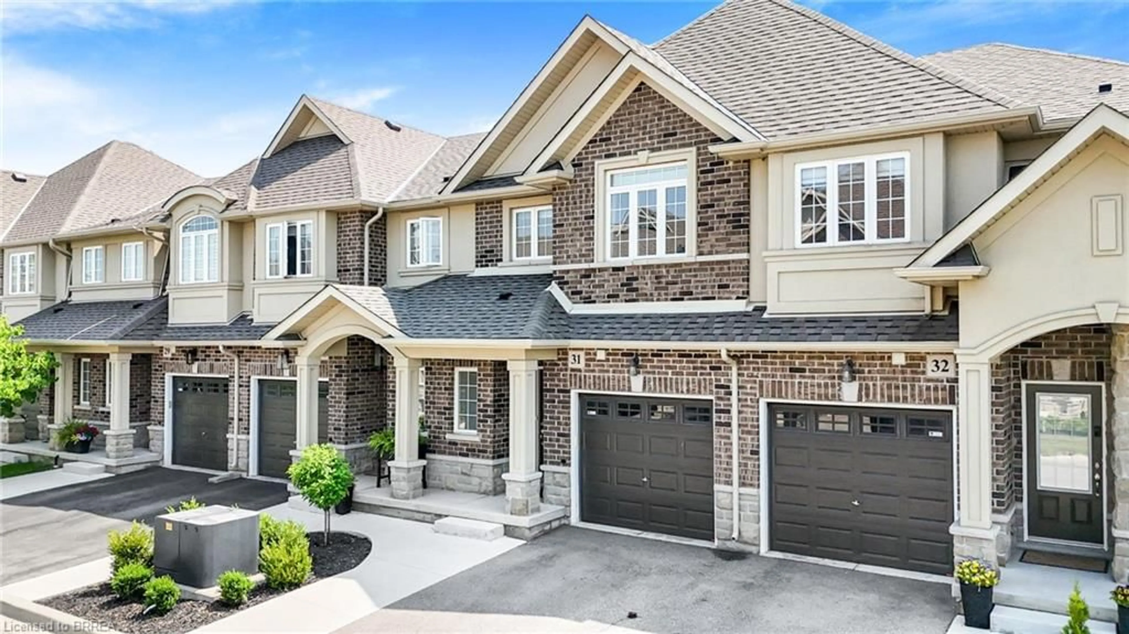 Home with brick exterior material, street for 21 Madonna Dr #31, Hamilton Ontario L9B 0H1