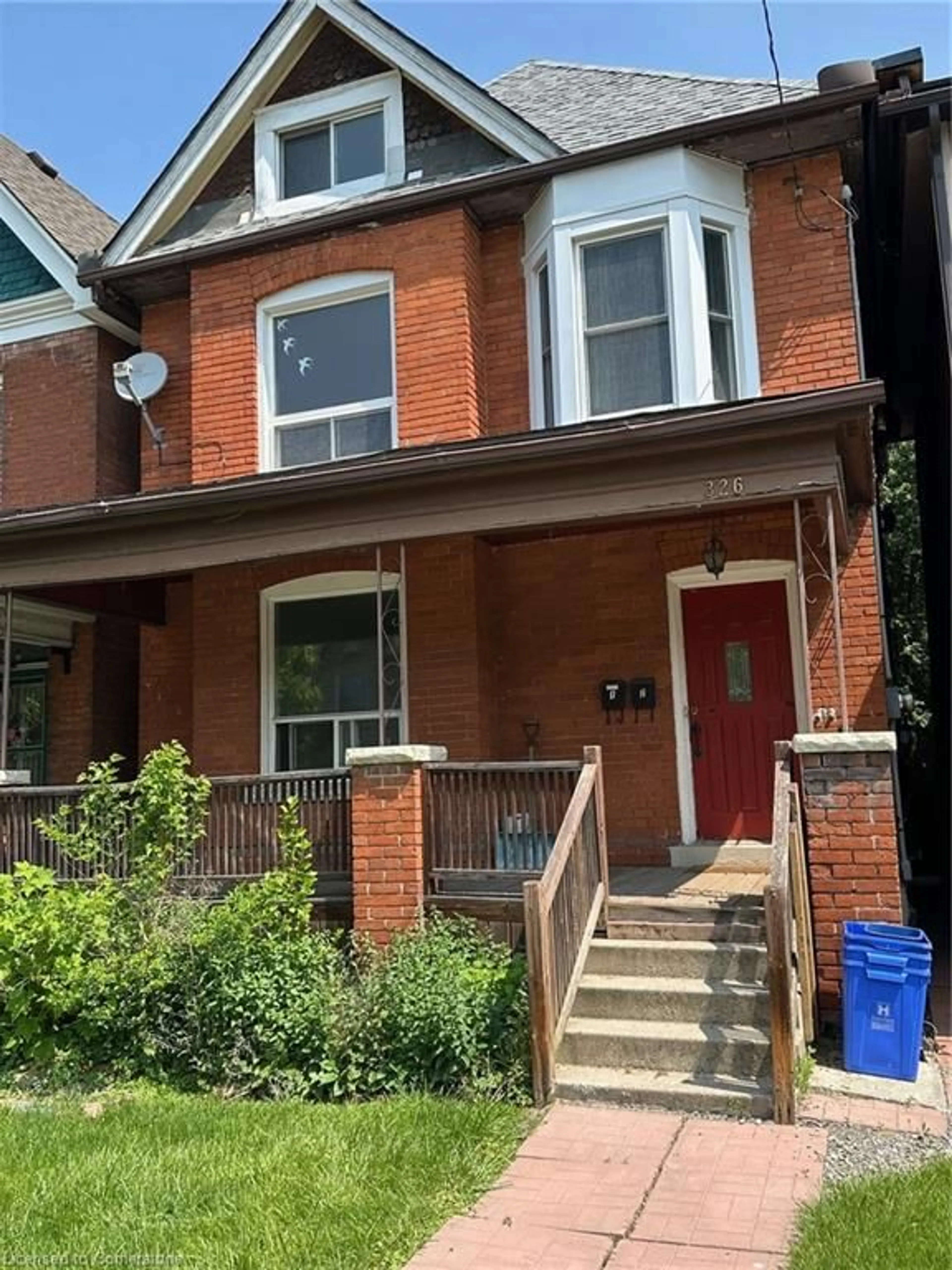 Home with brick exterior material, street for 326 Herkimer St, Hamilton Ontario L8P 2J1