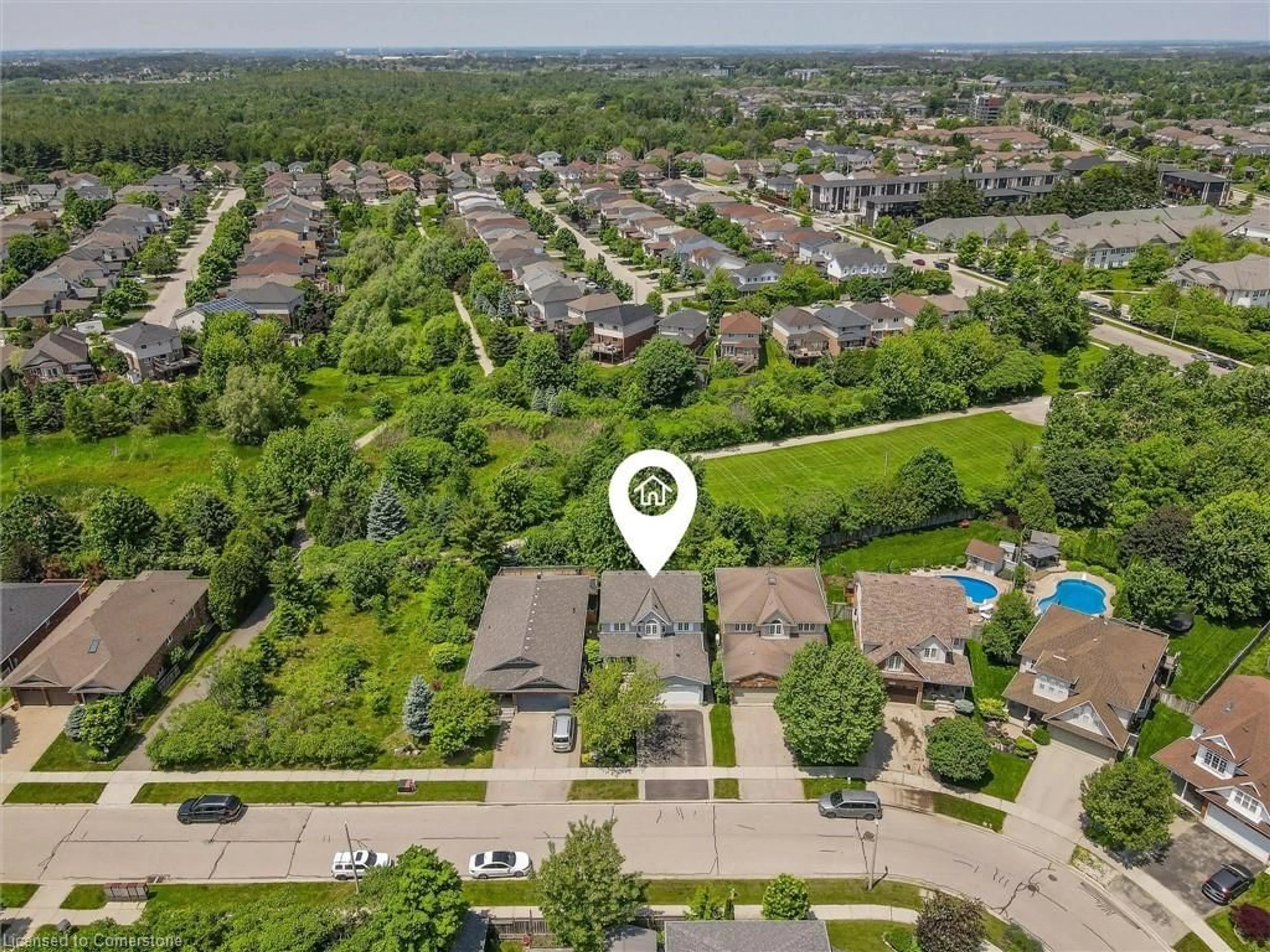 A pic from outside/outdoor area/front of a property/back of a property/a pic from drone, unknown for 41 Munroe Cres, Guelph Ontario N1G 5E5