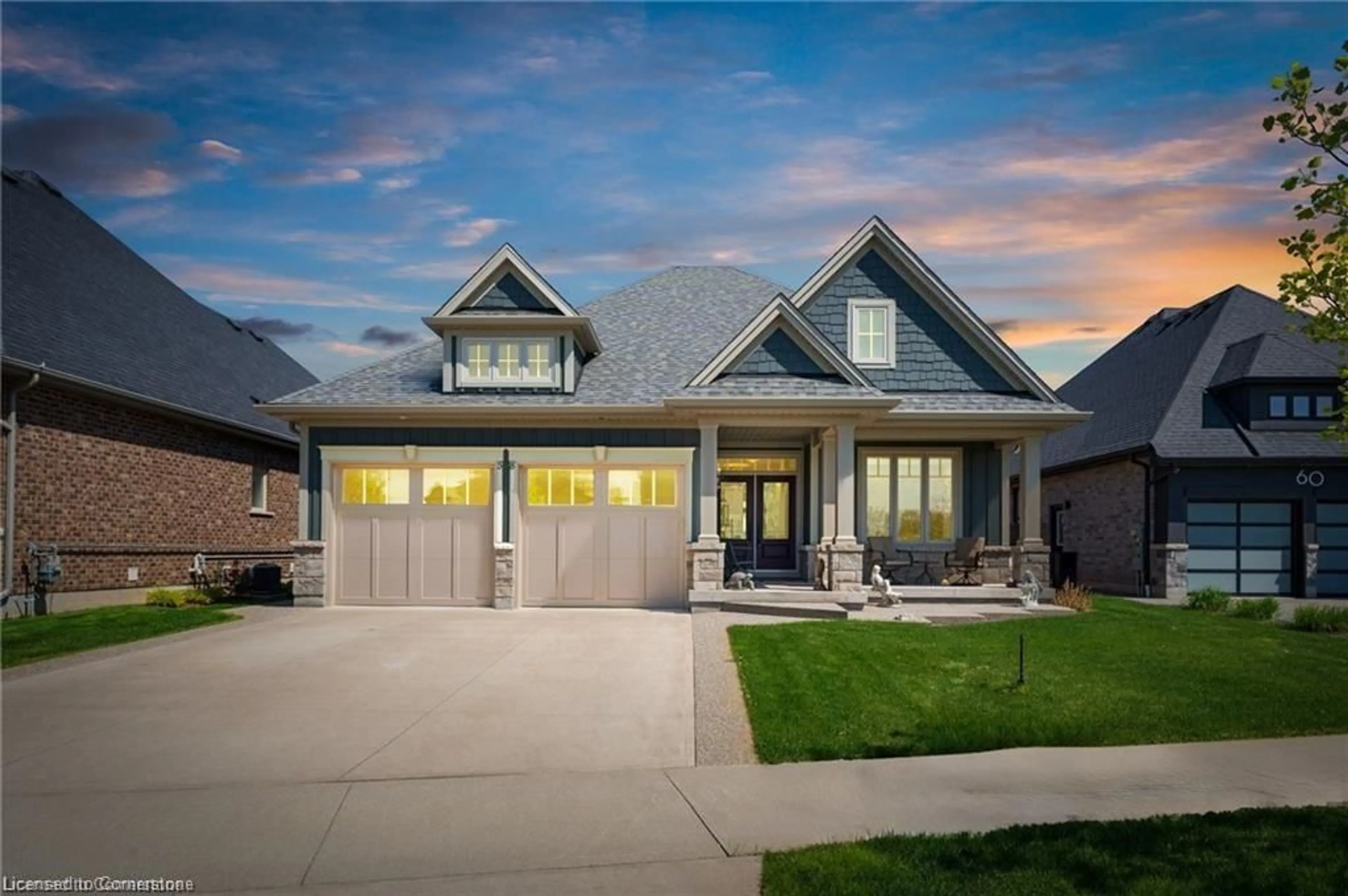 Home with brick exterior material, street for 58 Rosewood Crescent, Fonthill Ontario L0S 1E6
