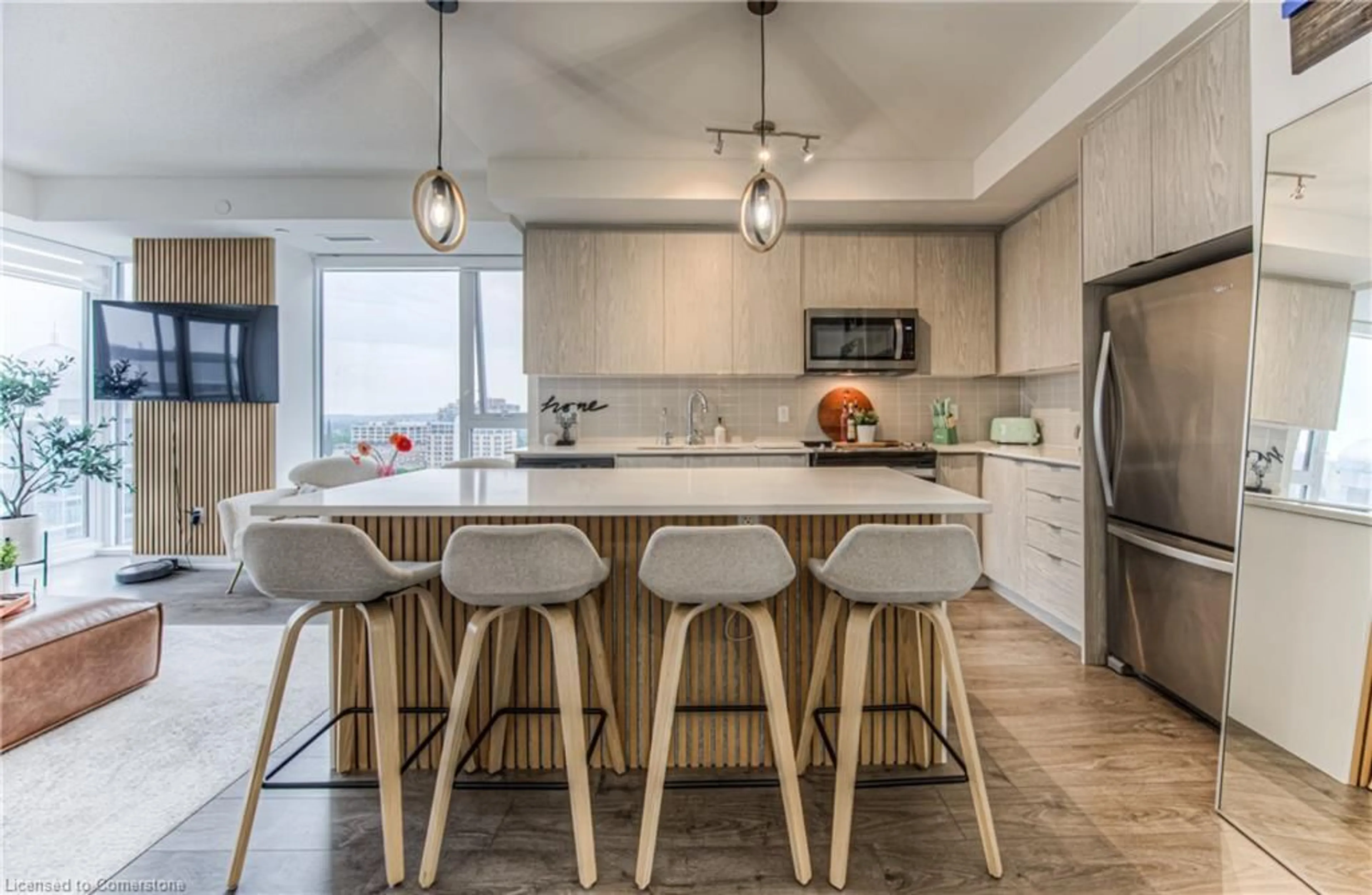 Open concept kitchen, unknown for 55 Duke St #1308, Kitchener Ontario N2H 0C9