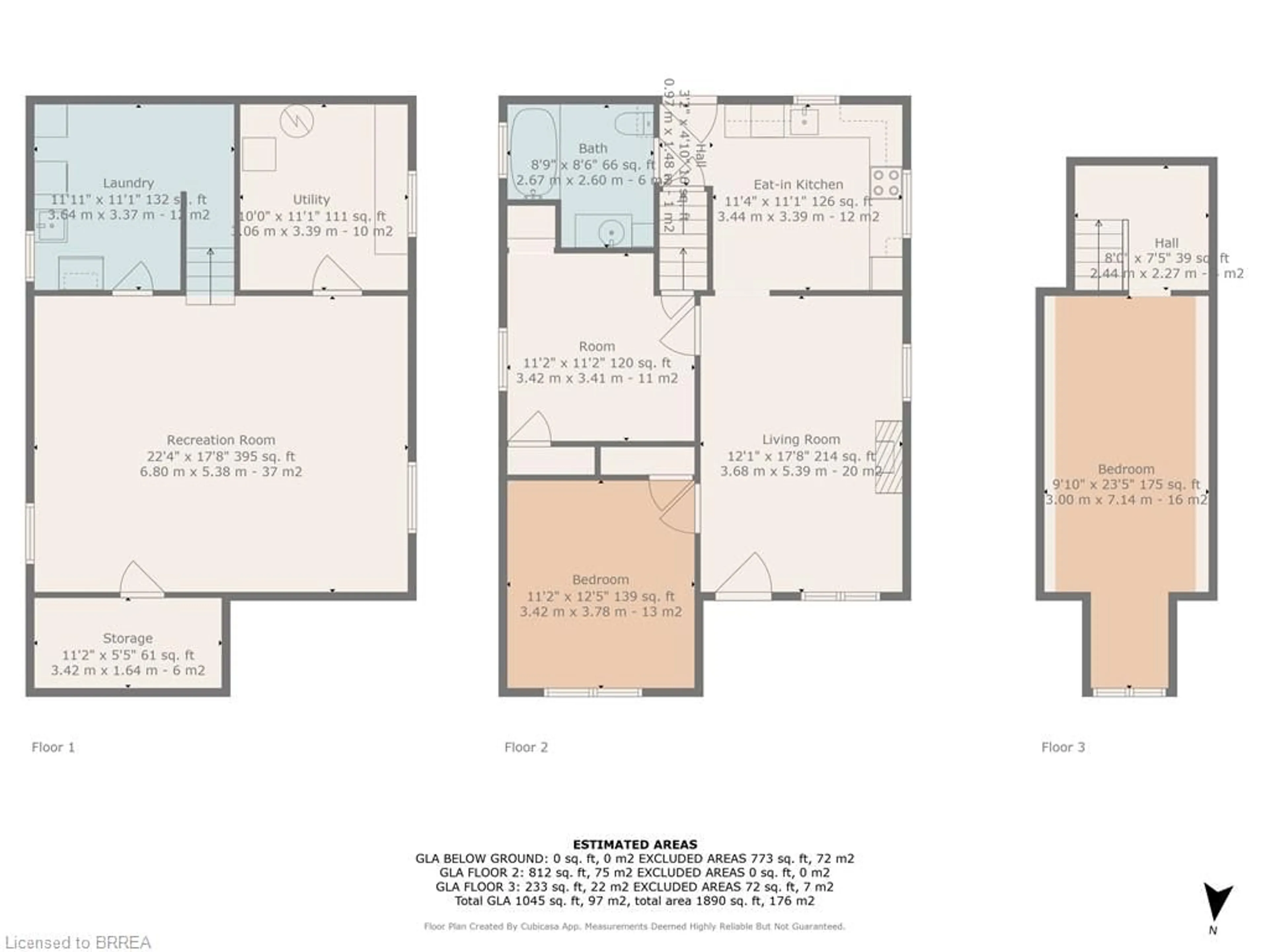 Floor plan for 19 Alice St, Brantford Ontario N3R 1Y1